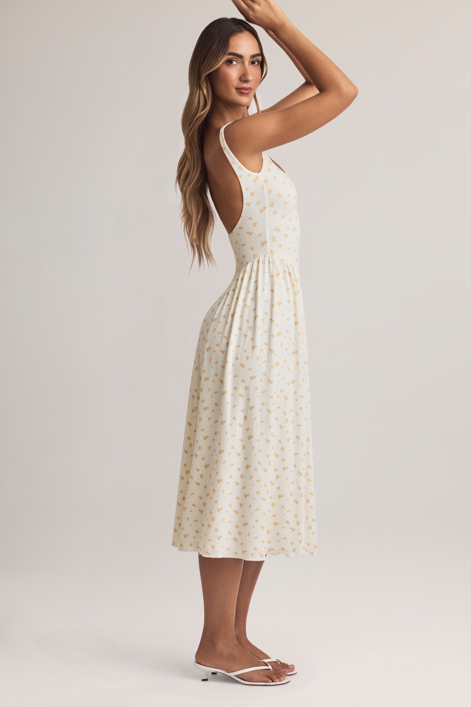 Robe midaxi imprimée