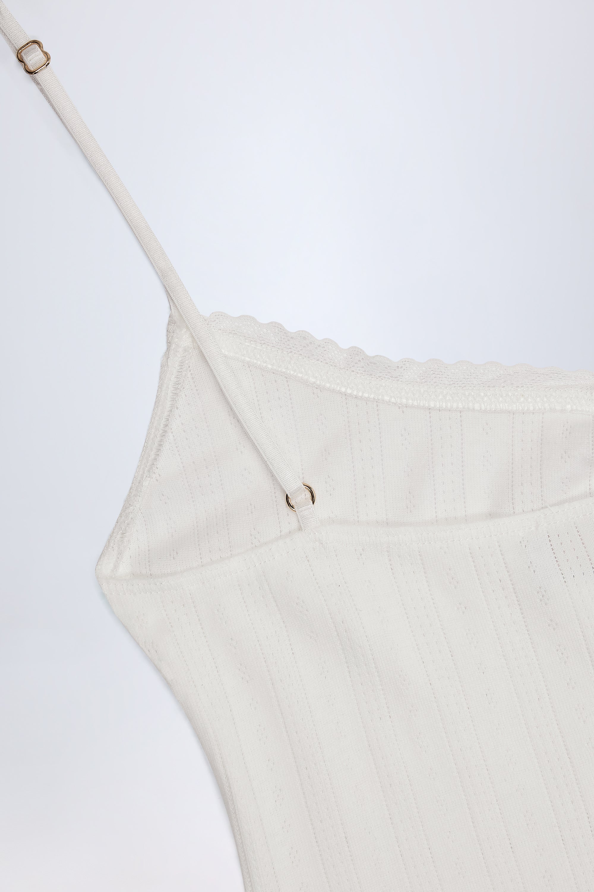 Robe chic en coton blanc
