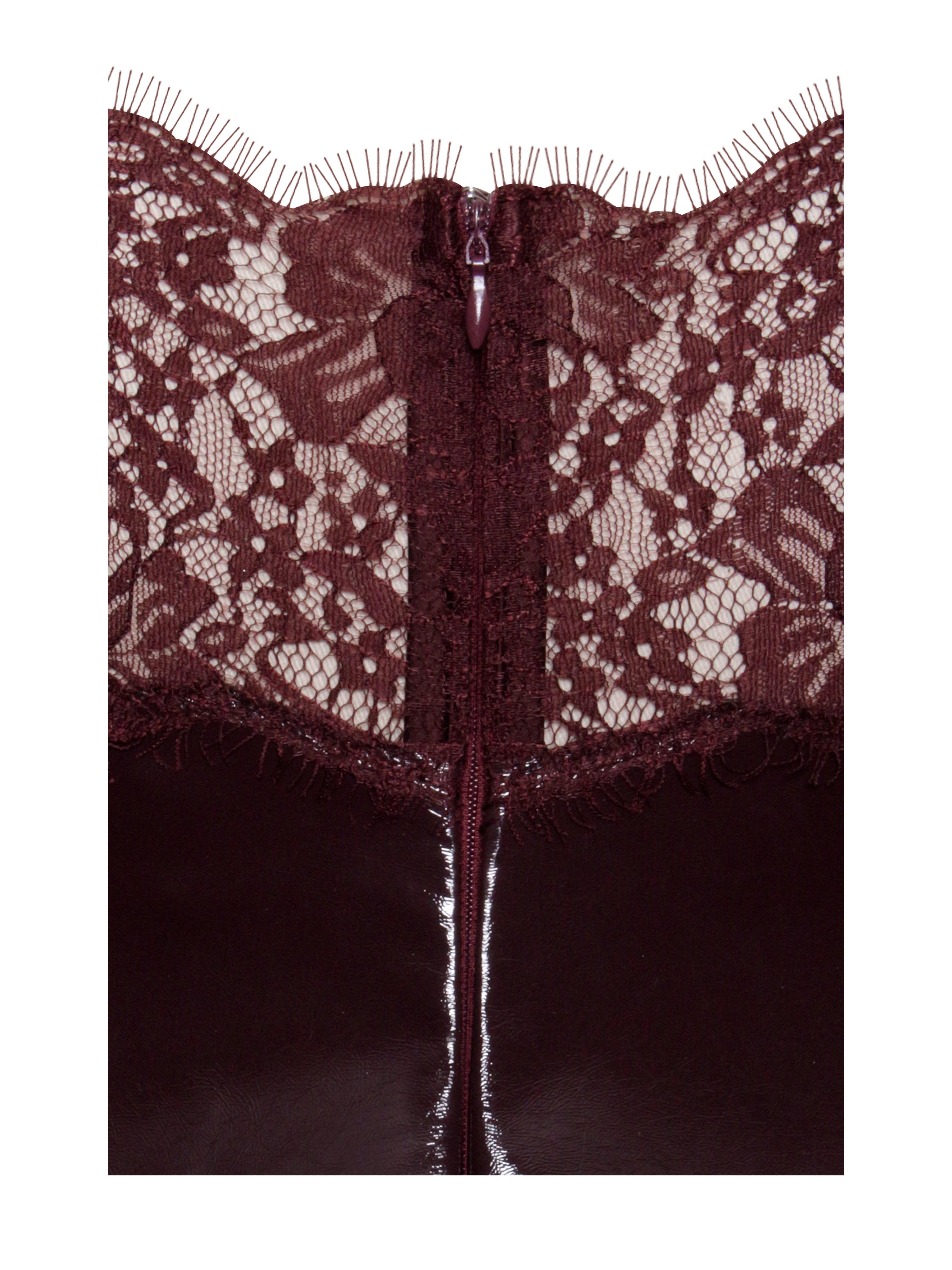 courte robe cuir marron vegan Shelby