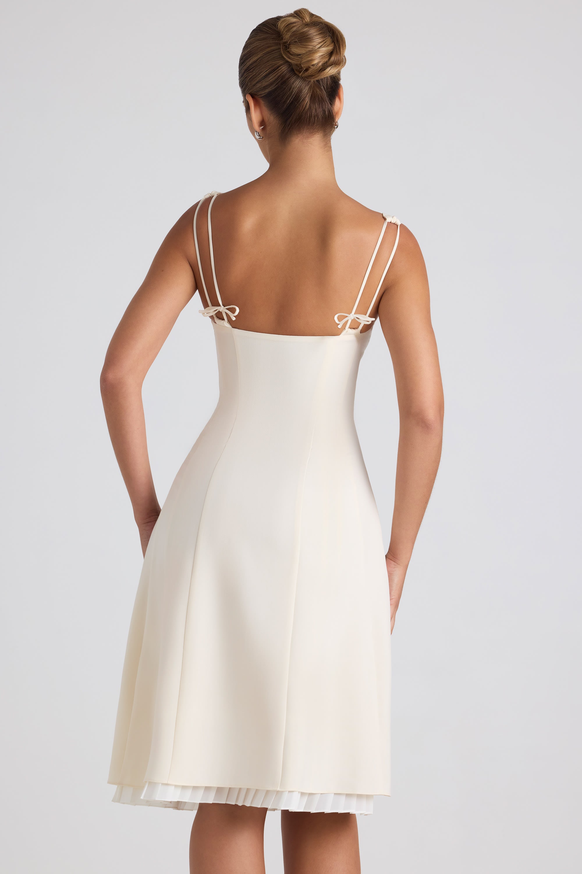 robe Bow-Detail chic
