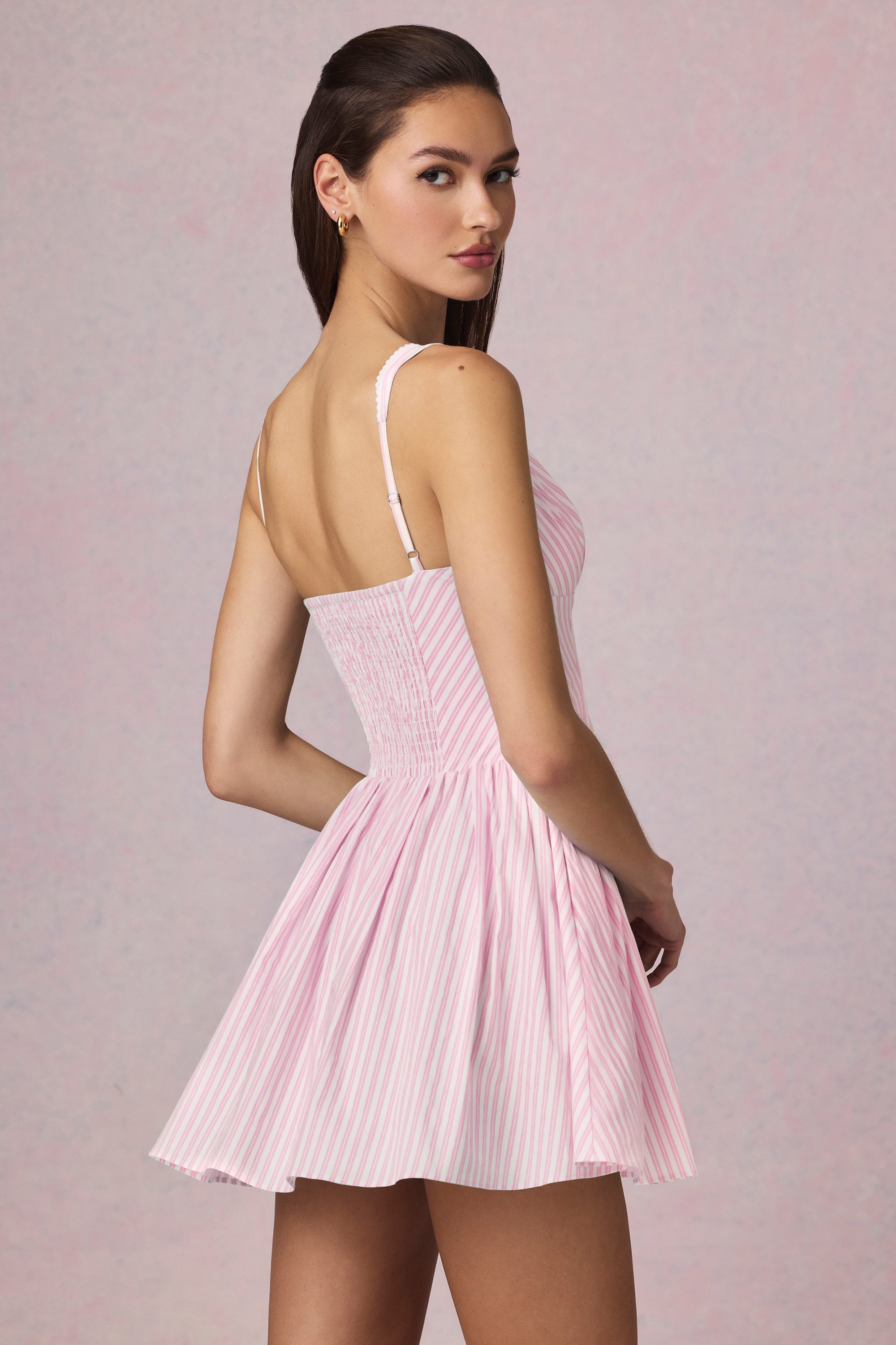 mini robe détail nœud en A-line