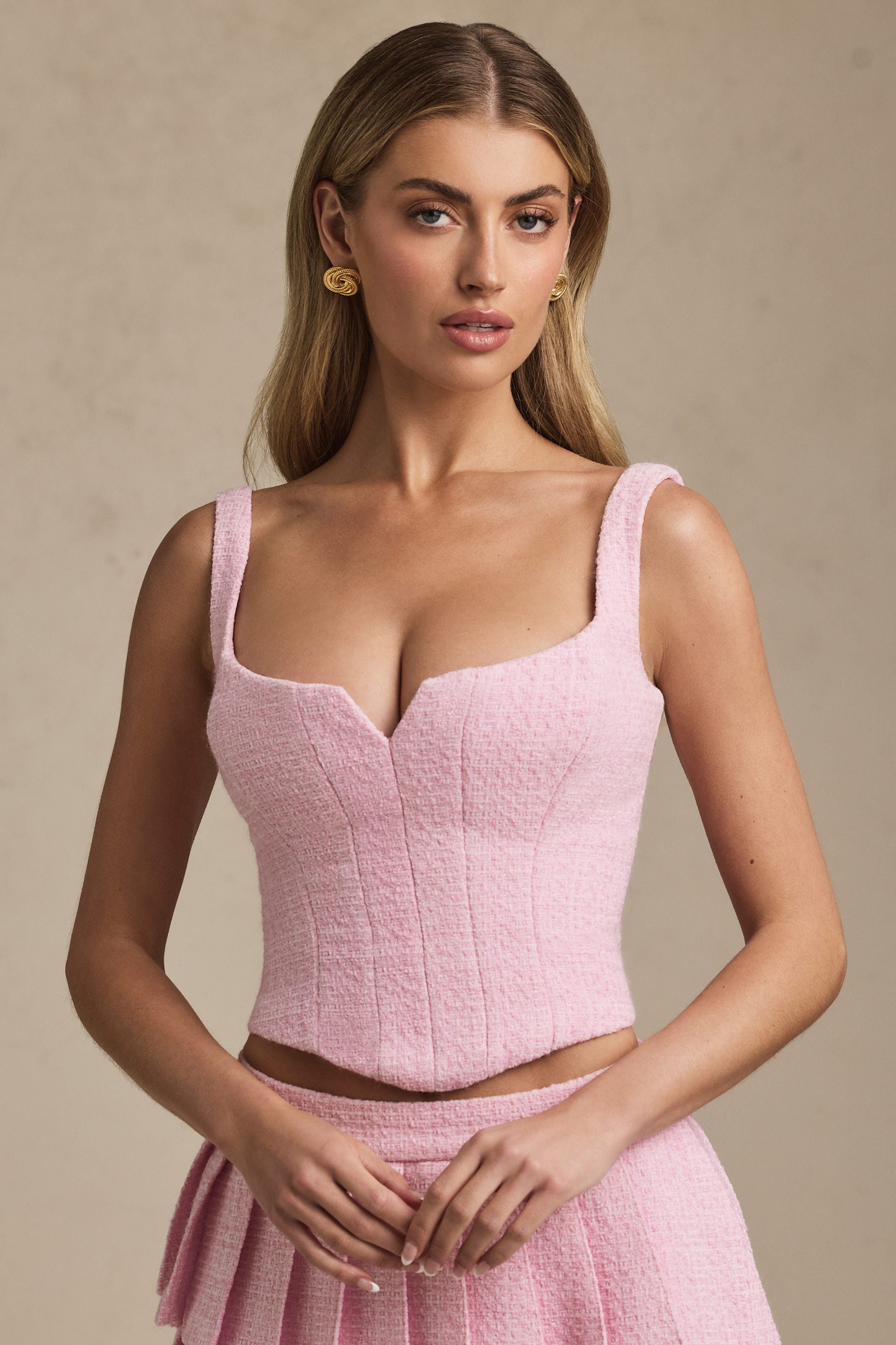 Top rose coupe parfaite