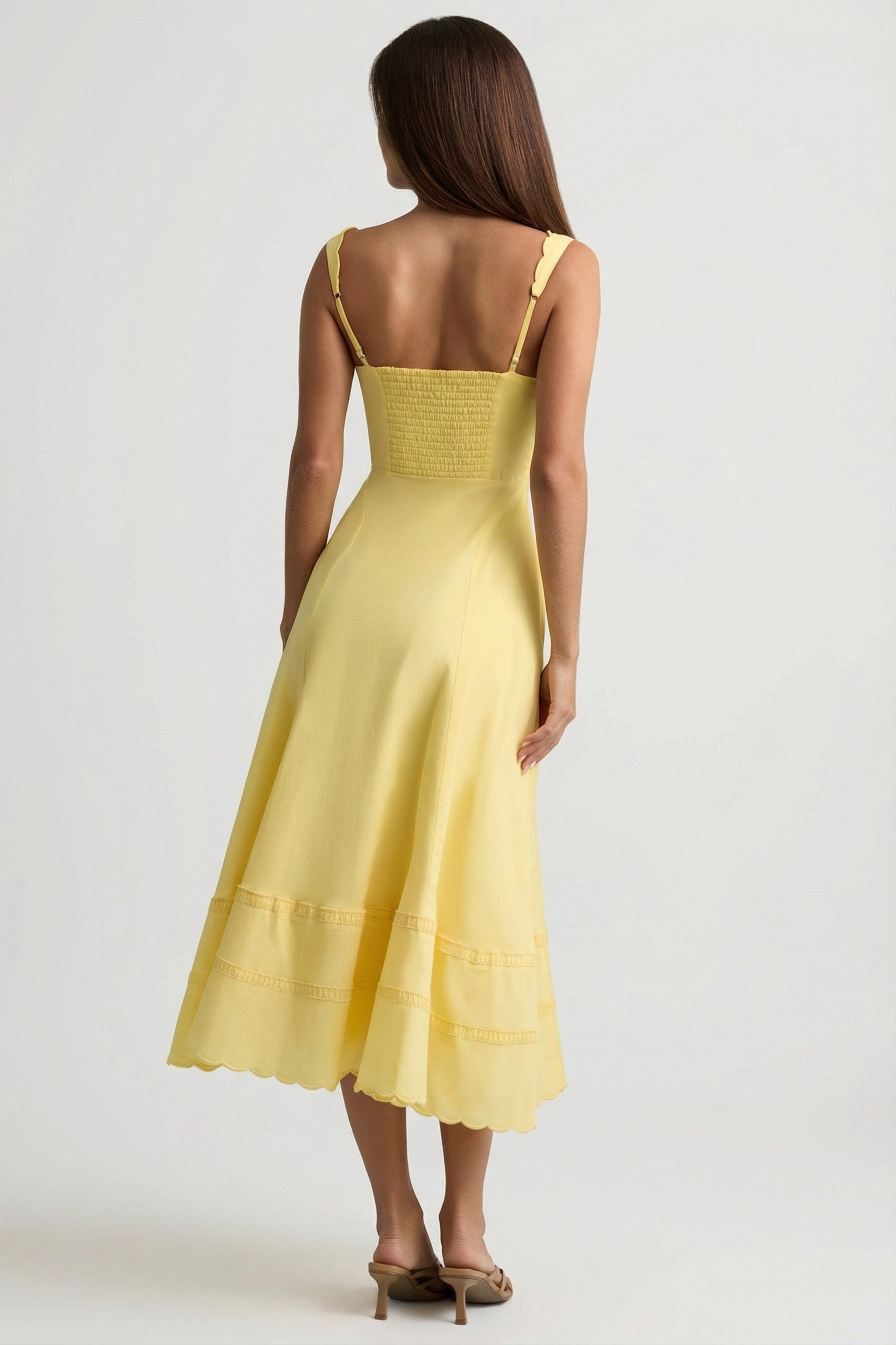 robe corset-dress en poplin