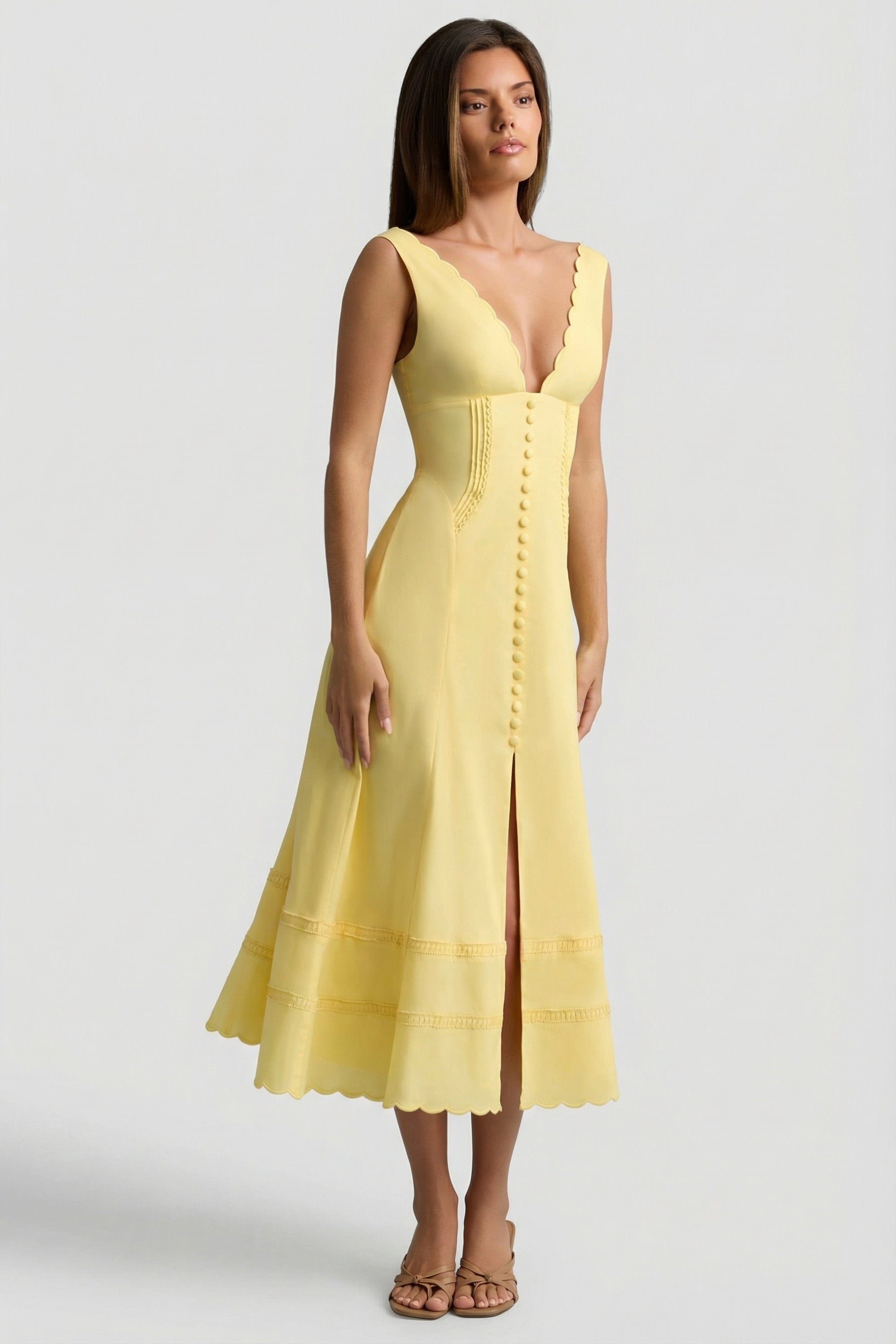 robe évasée silhouette flatteuse