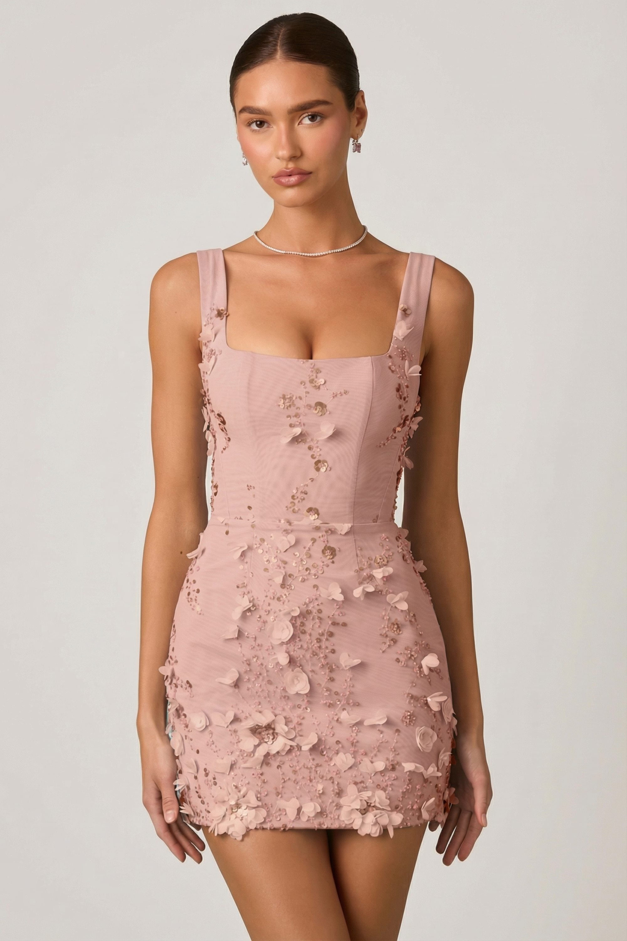 Fermeture invisible robe mini corset