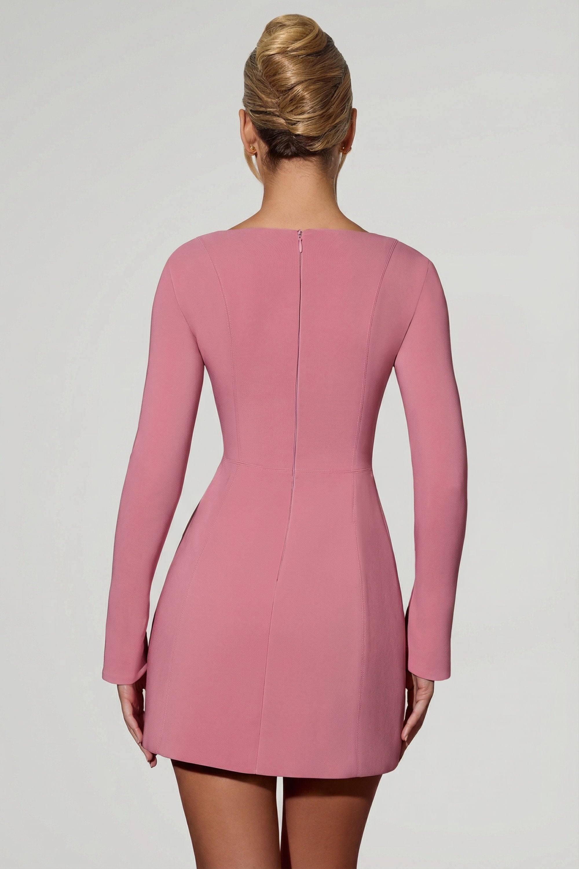 manches longues Sweetheart rose poudré