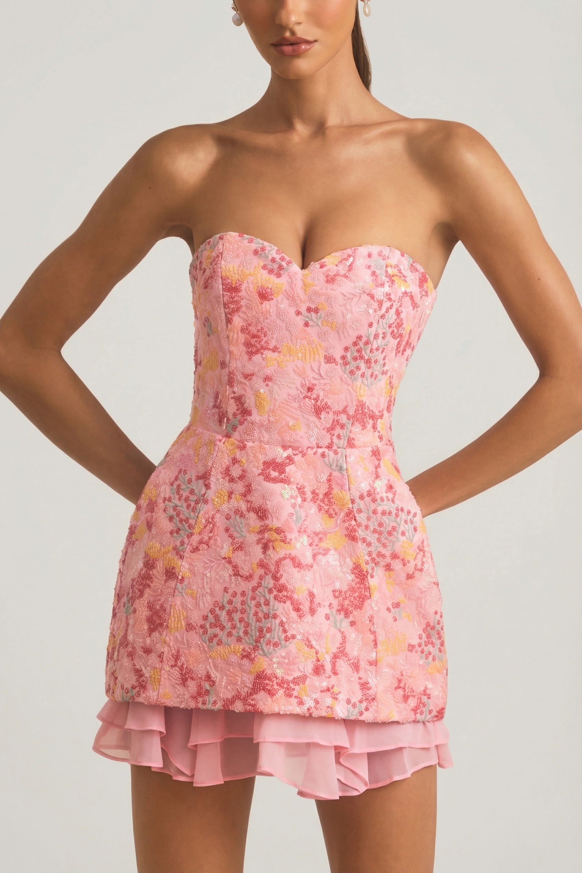 robe corset-dress sans bretelles