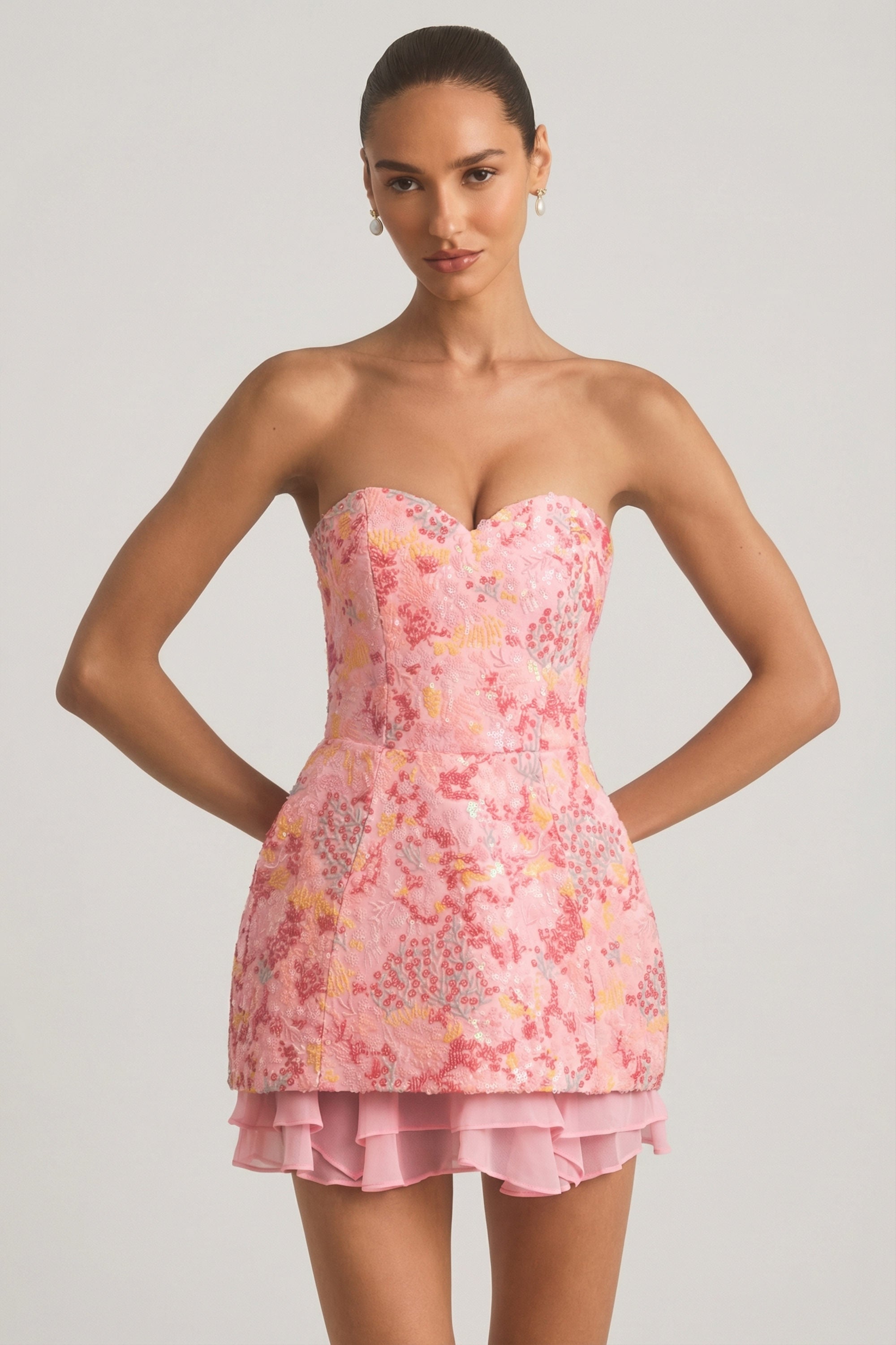 design unique robe corset-dress