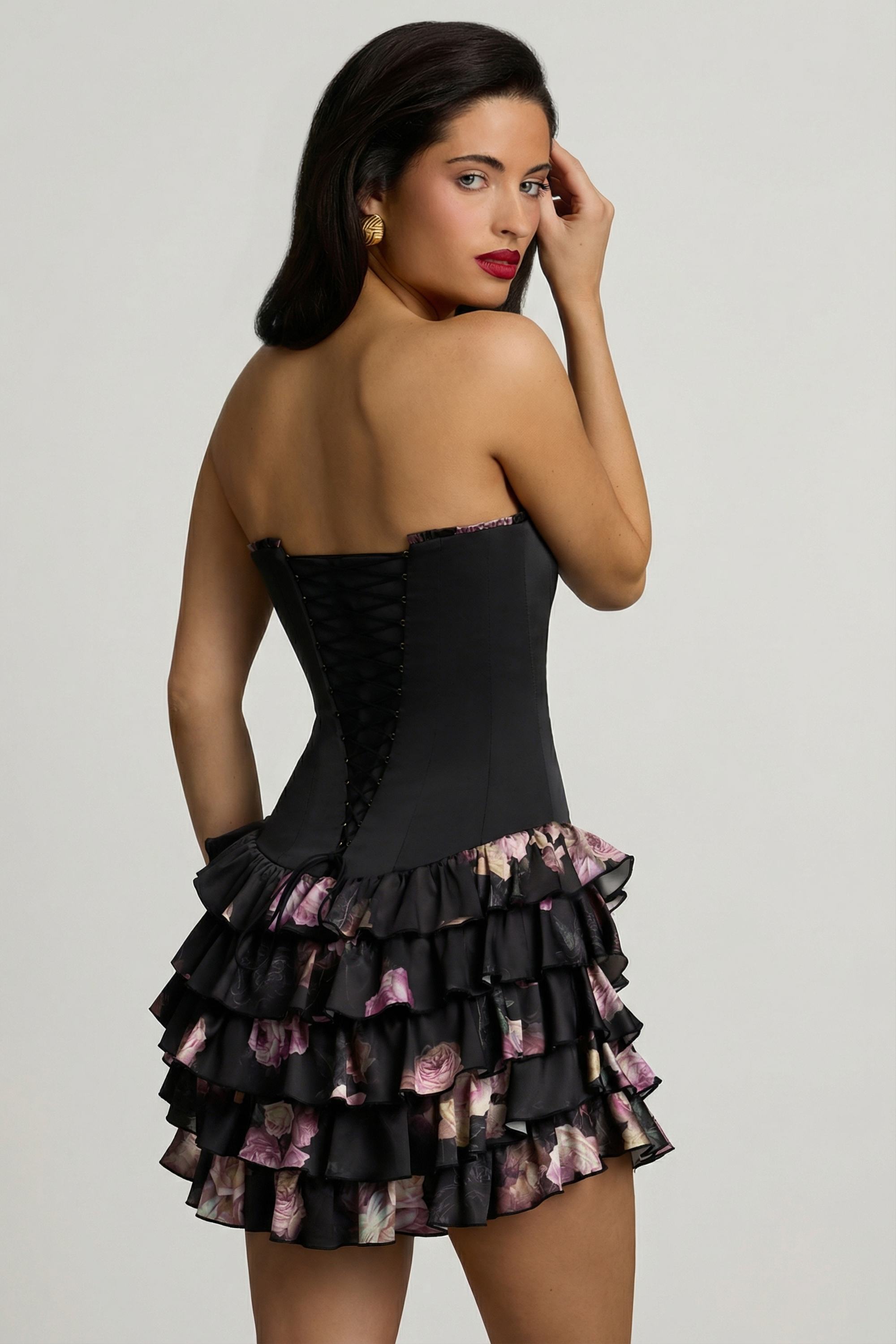 élégant corset noir