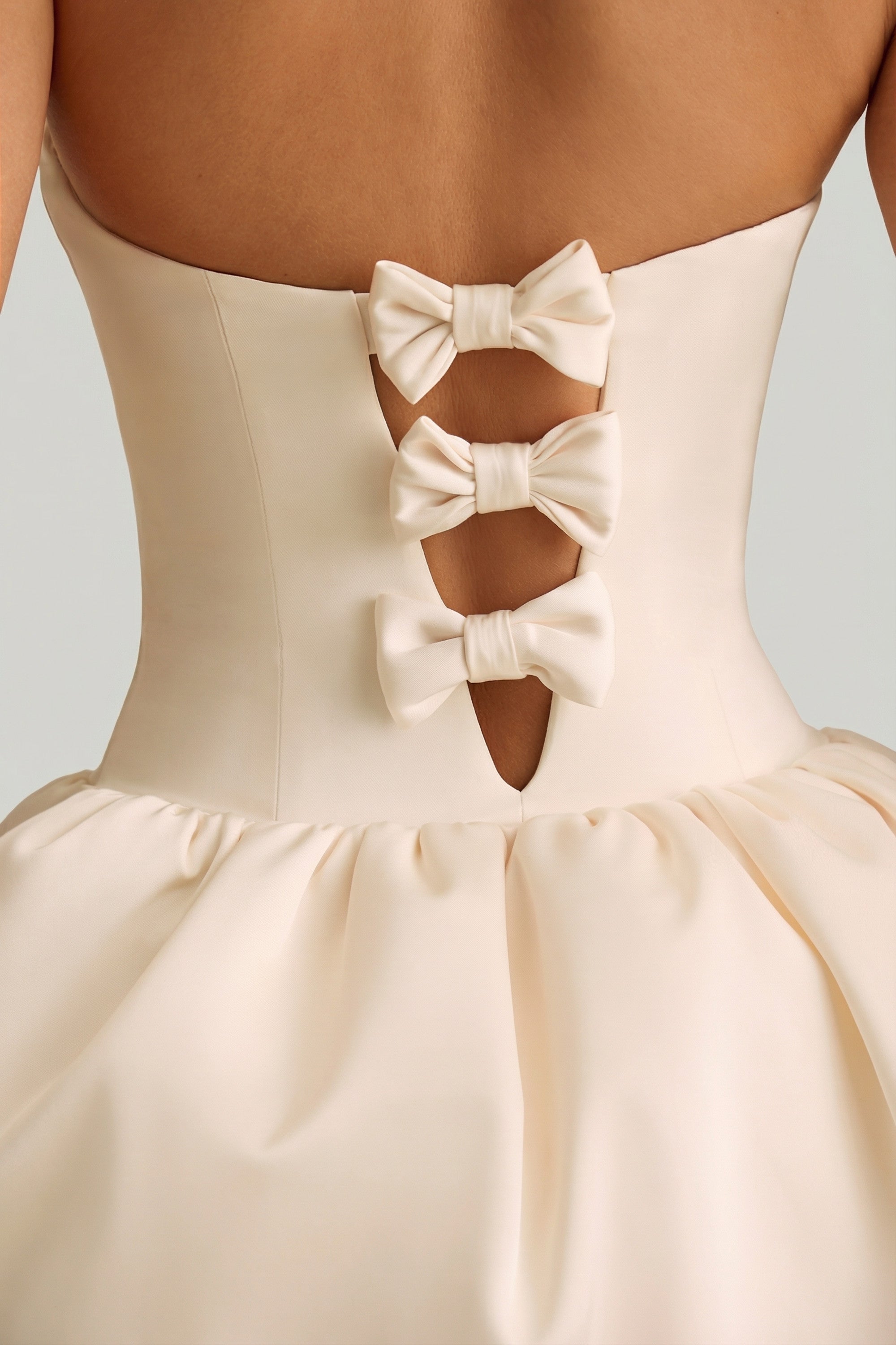 ourlet en bulle robe midaxi