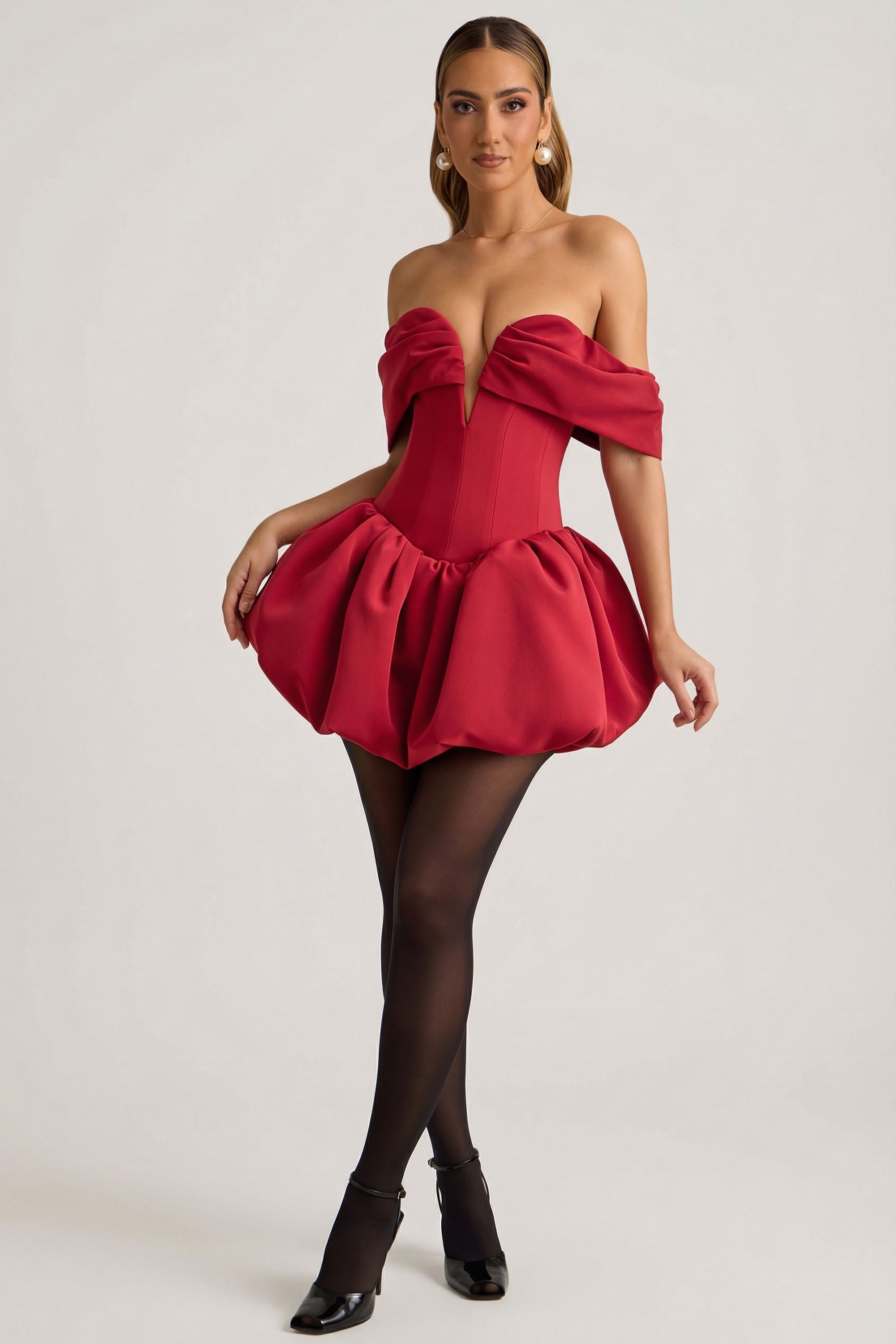 mini dress rouge vif