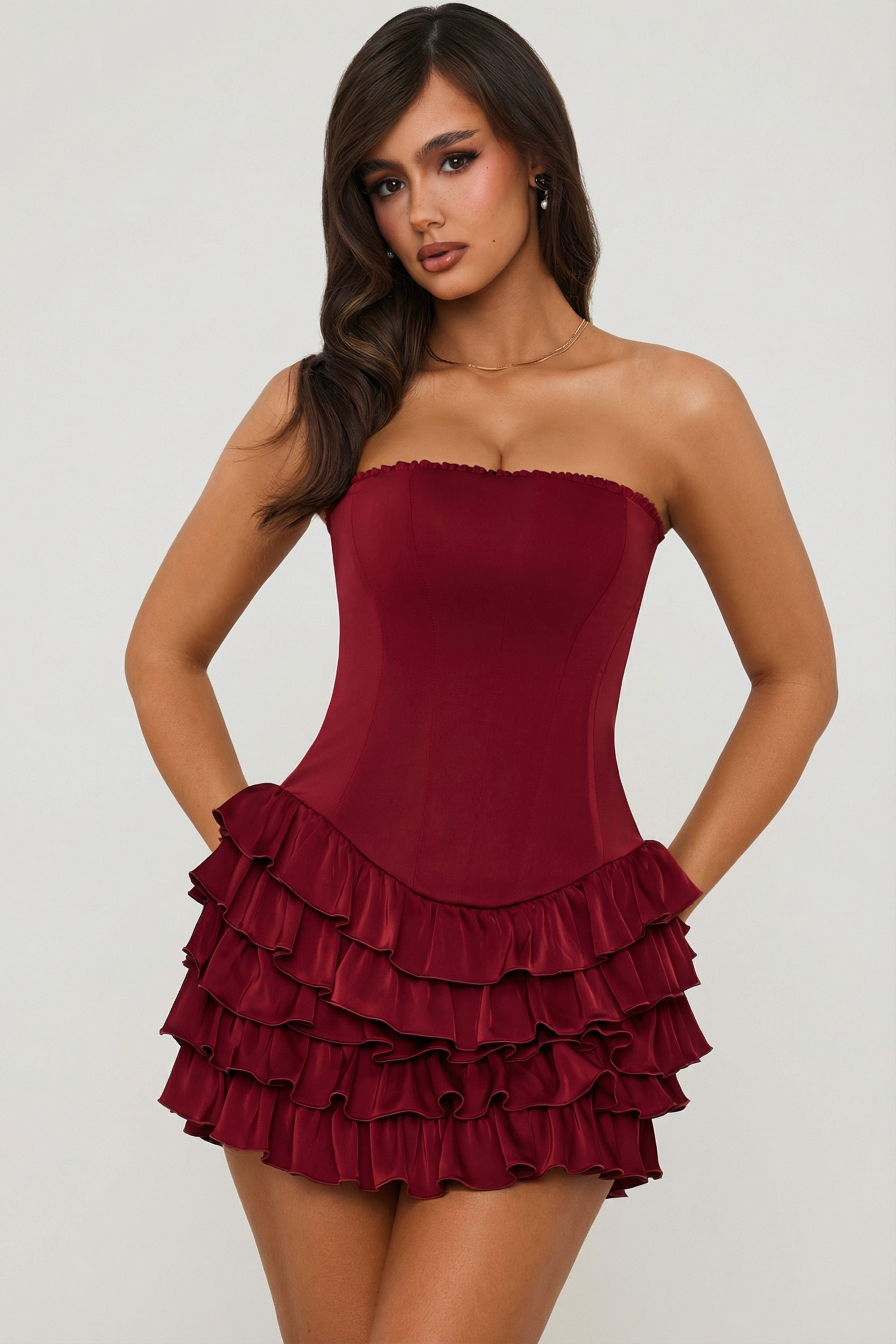 jupe étagée corset