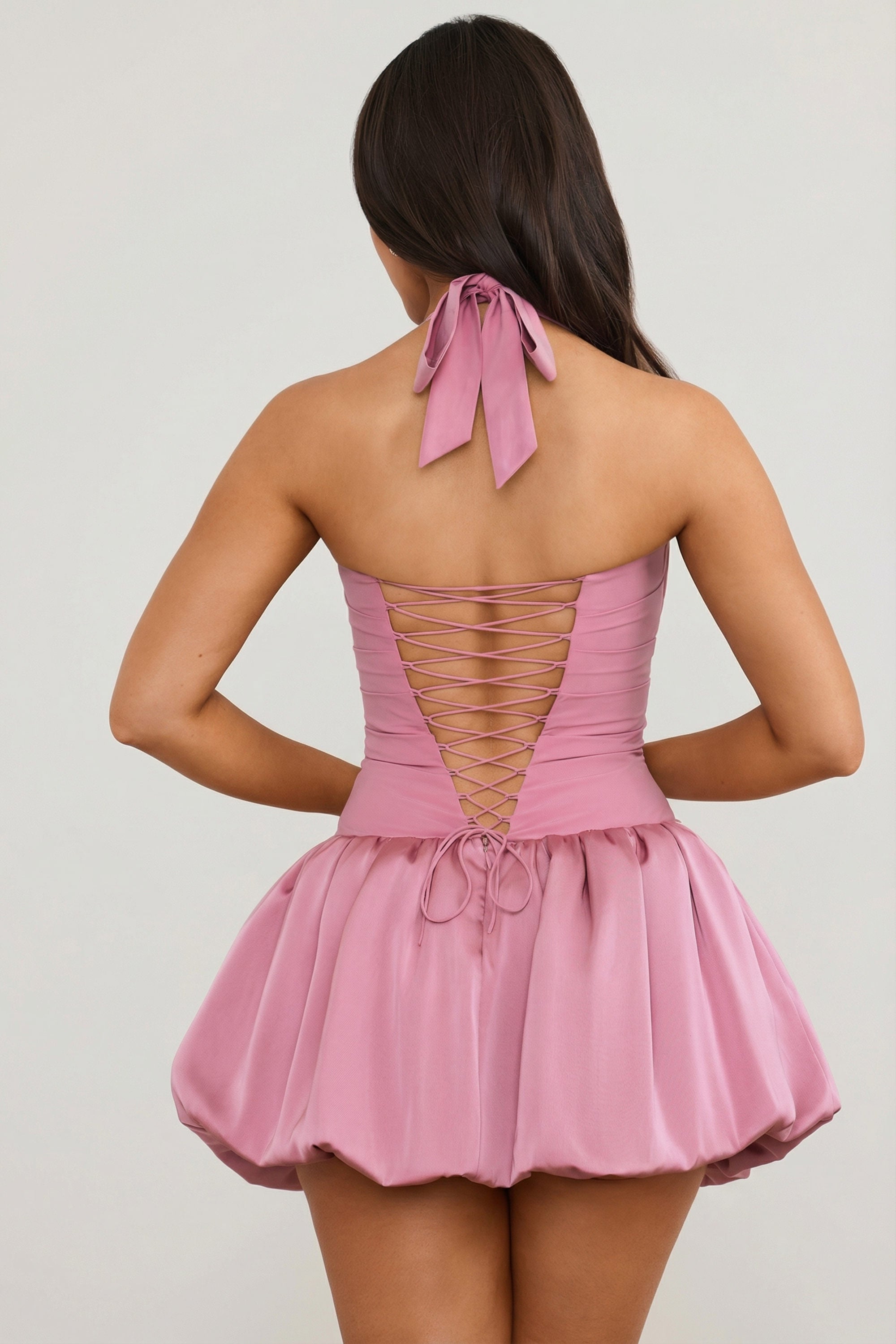 robe bulle mauve