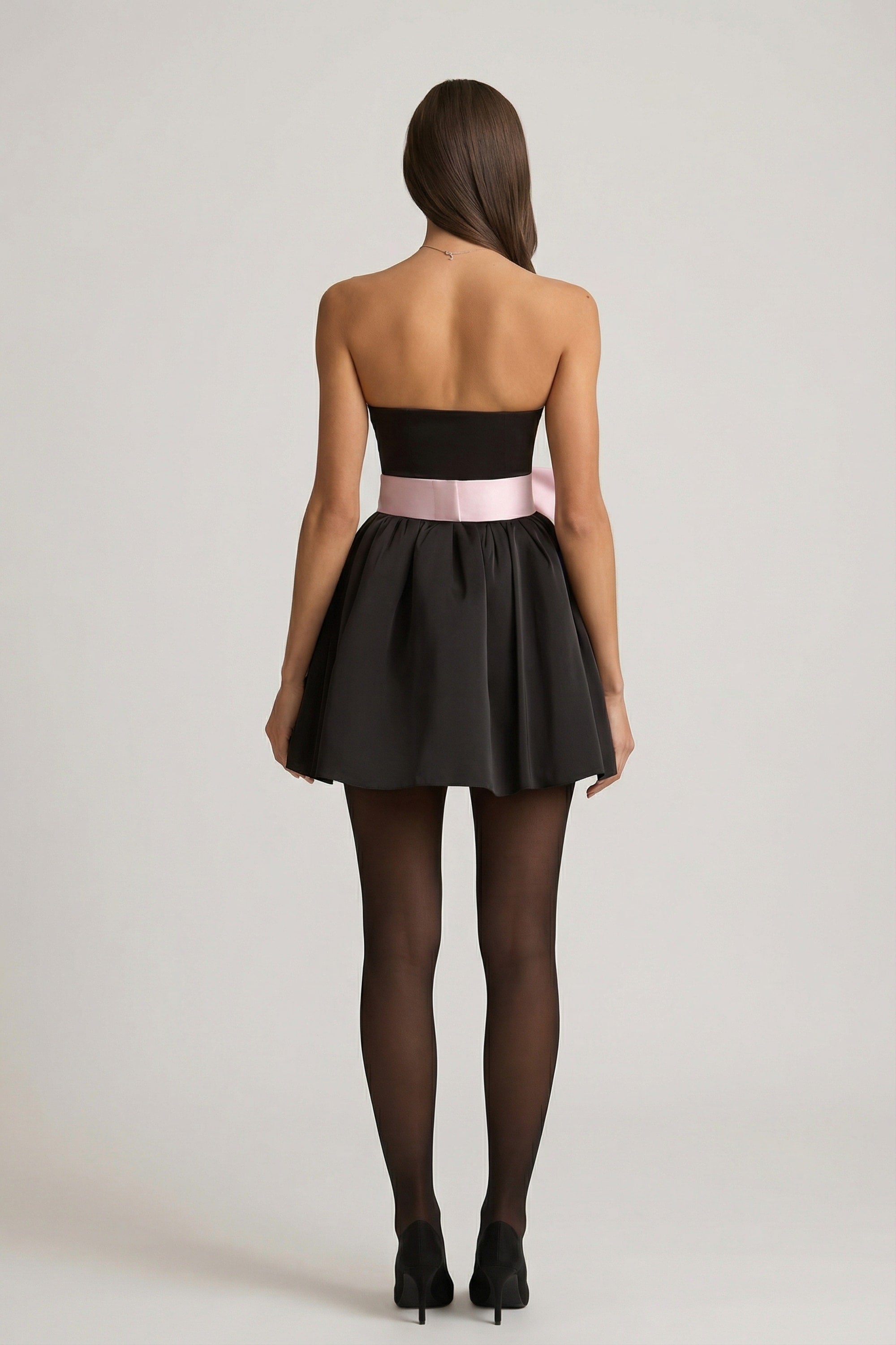 détail nœud robe corset-dress