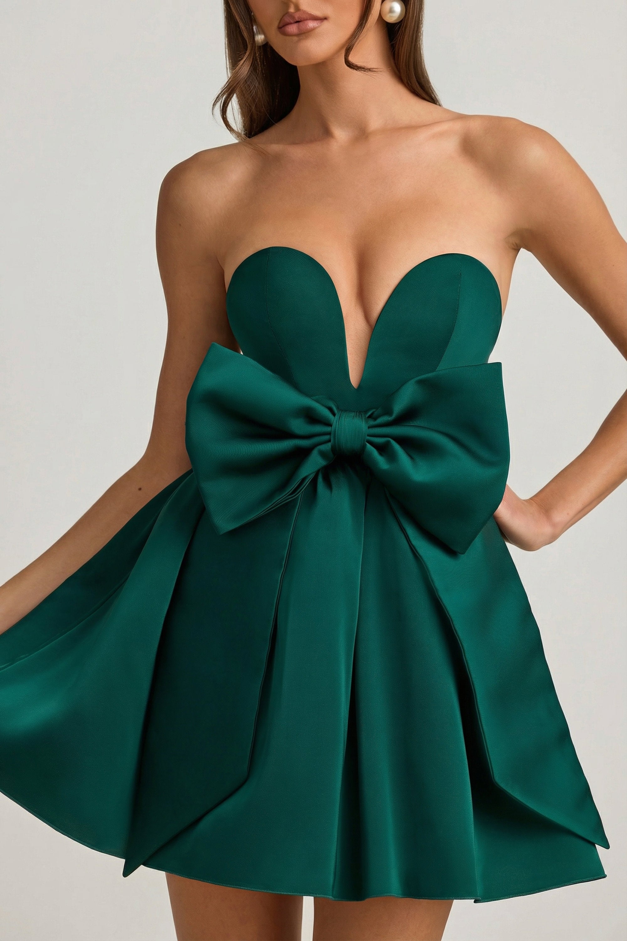 détail nœud amovible robe