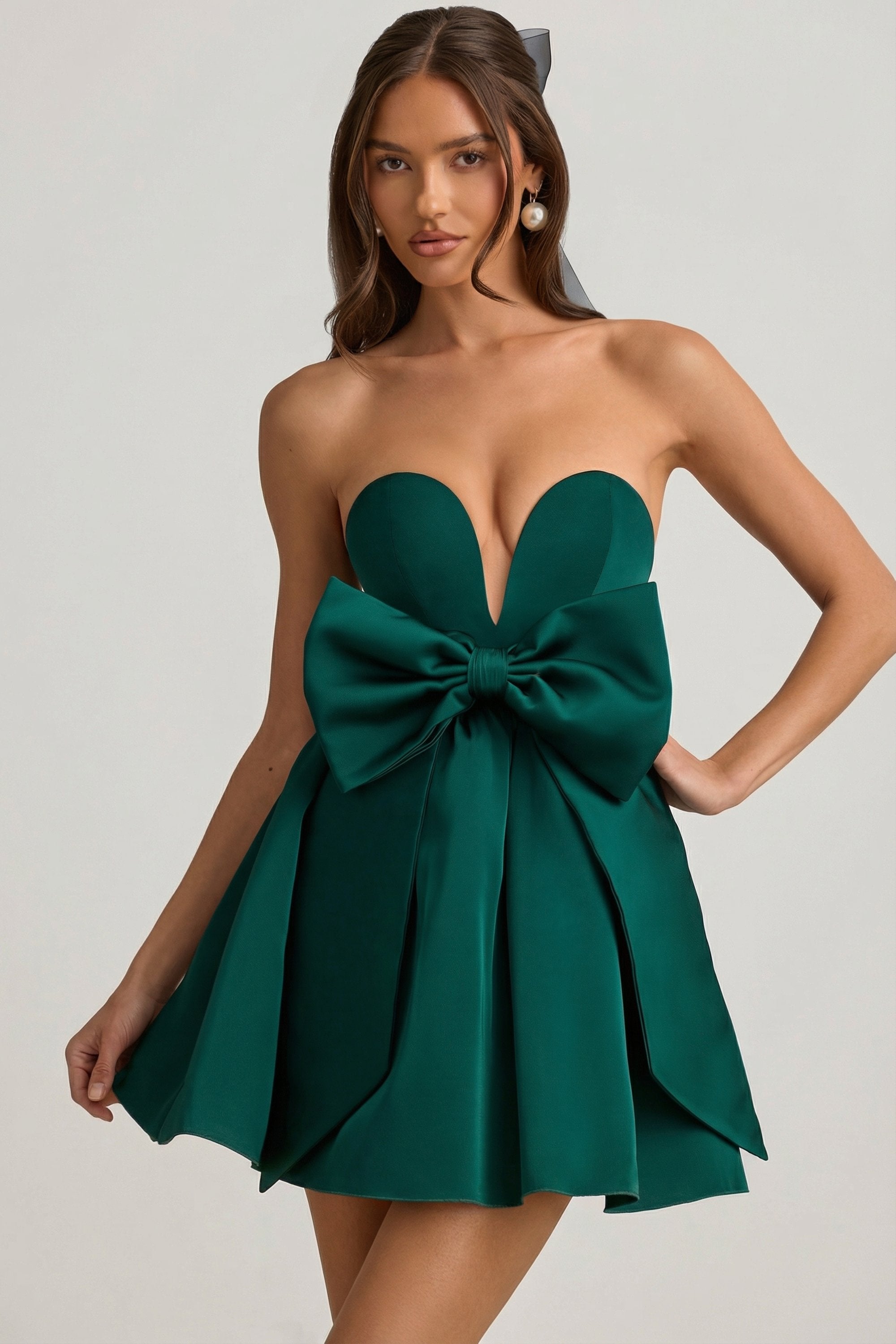 robe corset détail nœud