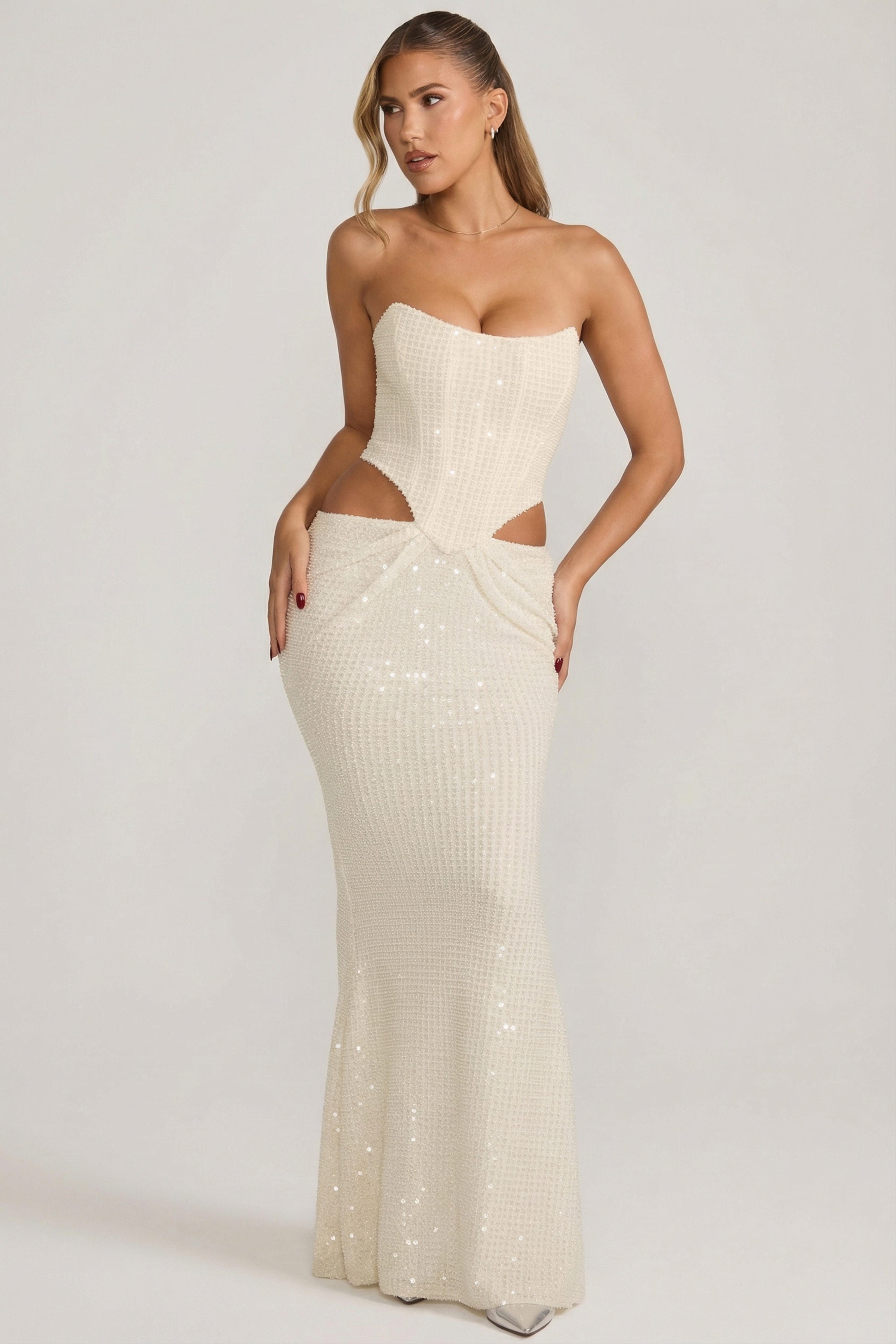 robe corset-dress blanche