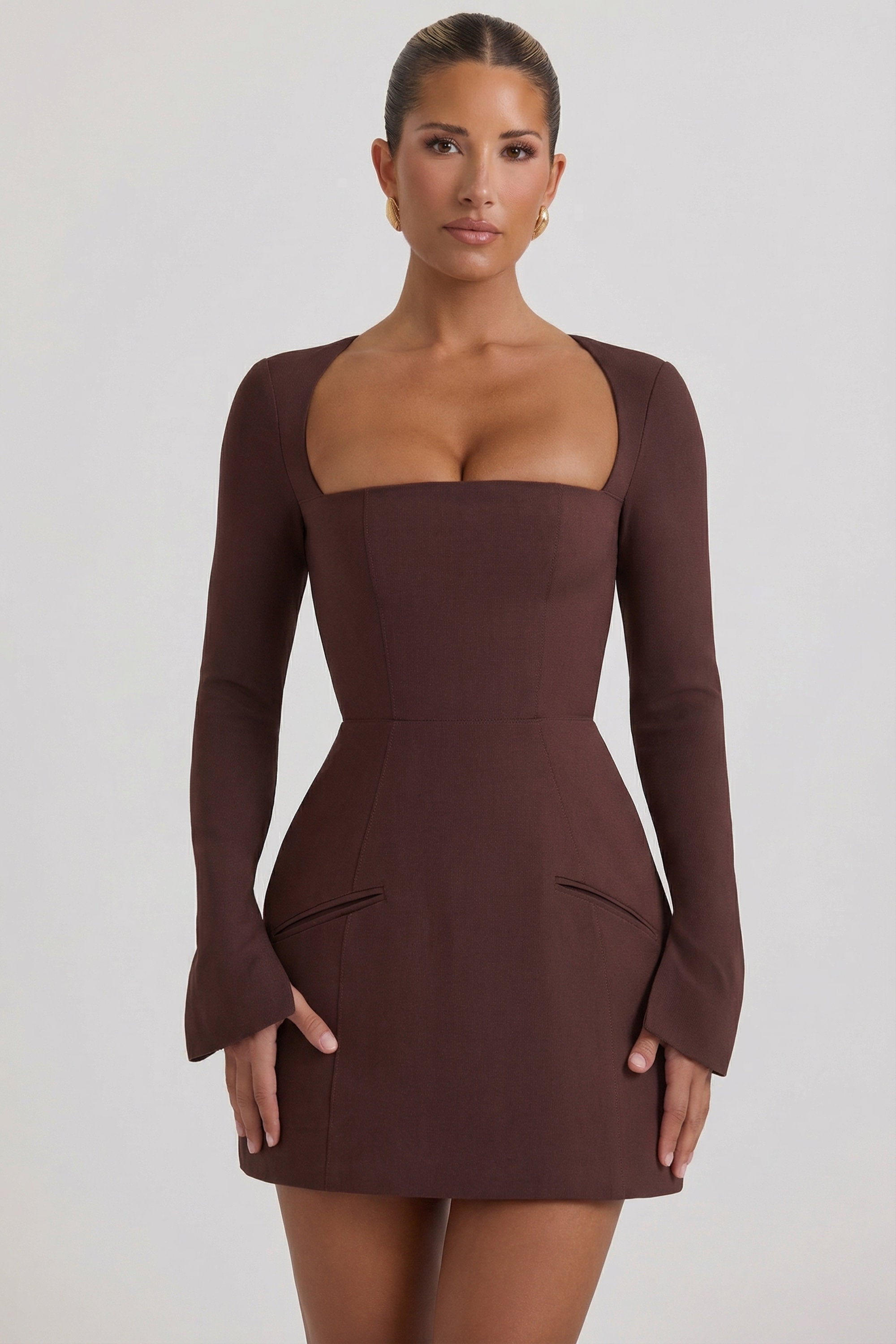 robe tulipe chocolat
