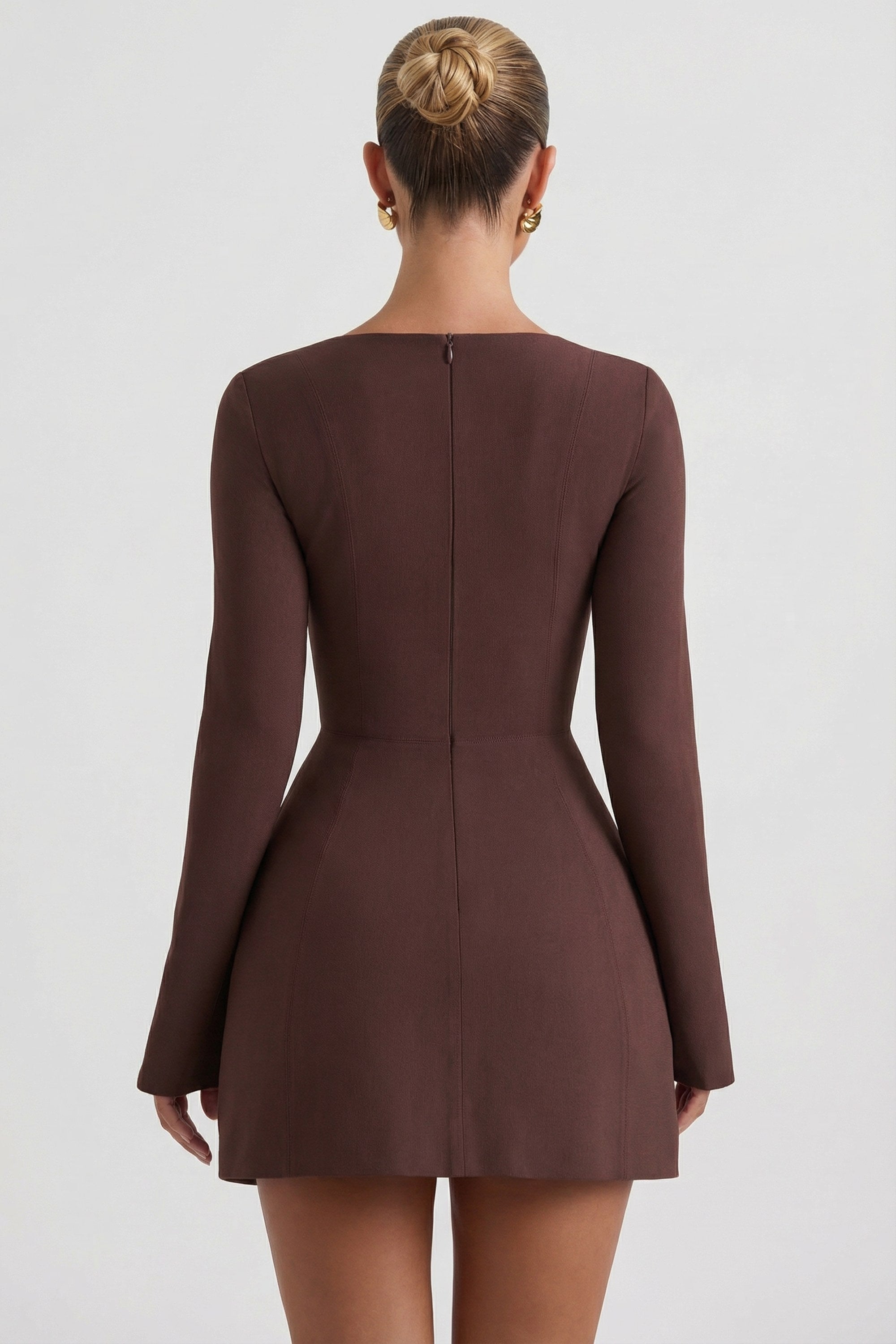 mini robe encolure carrée