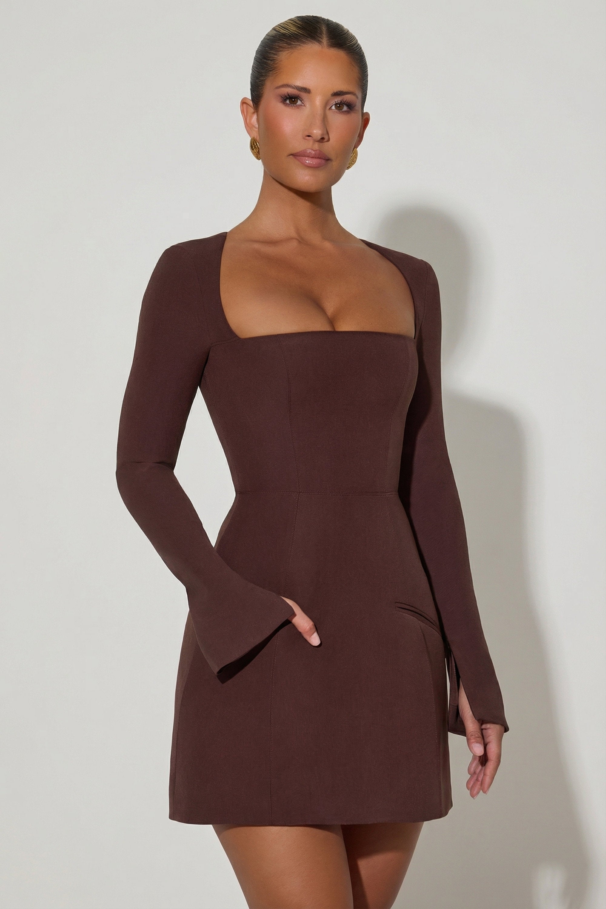 chic structured dress