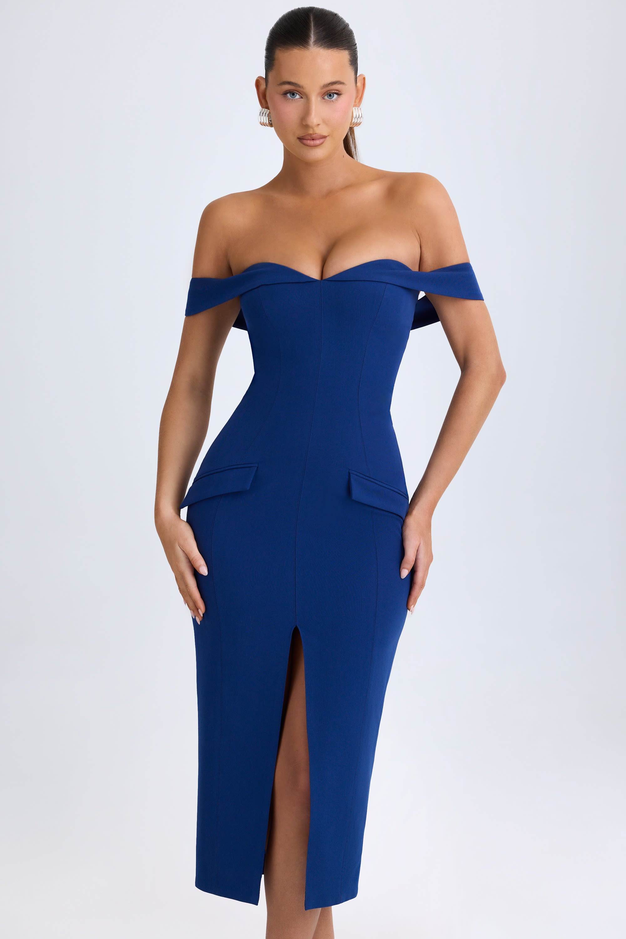 robe midaxi true navy