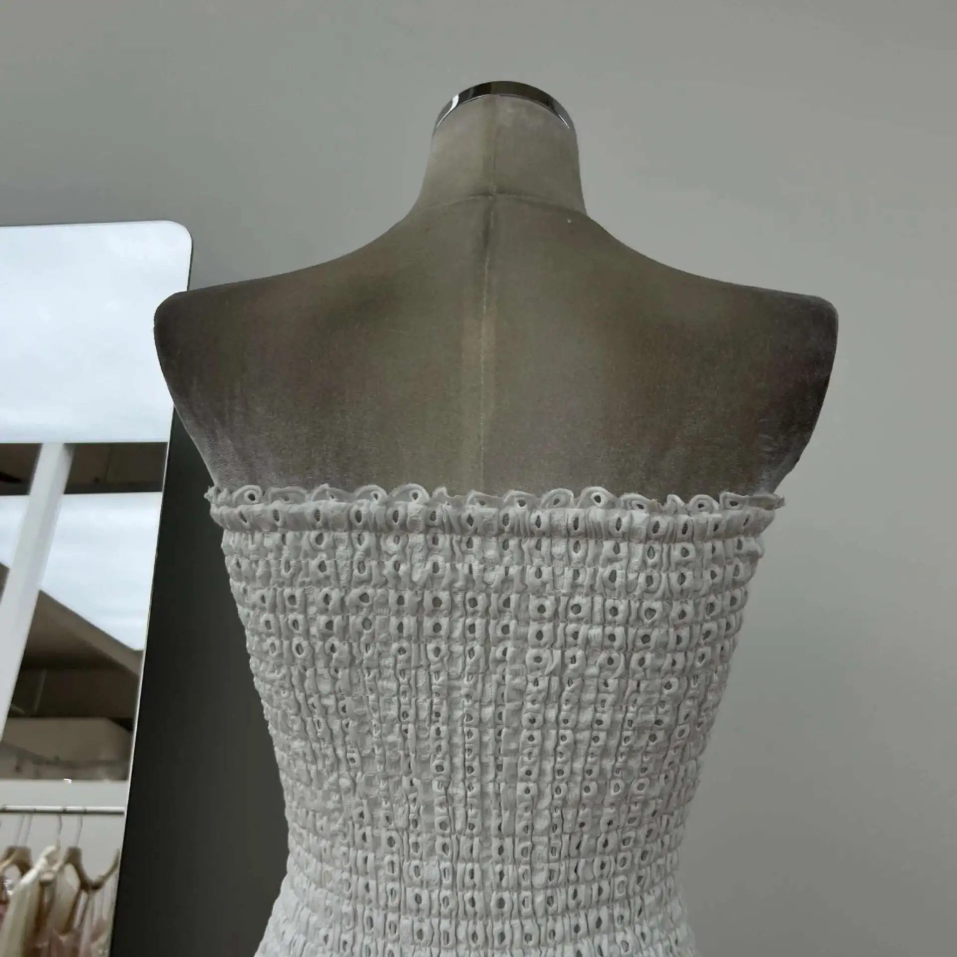 Stretchy Corset Bustier Ruffle Cake Dress Elegant – Image 33