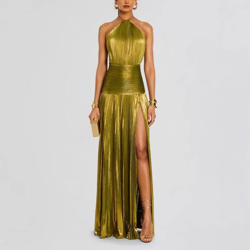 corset maxi dress