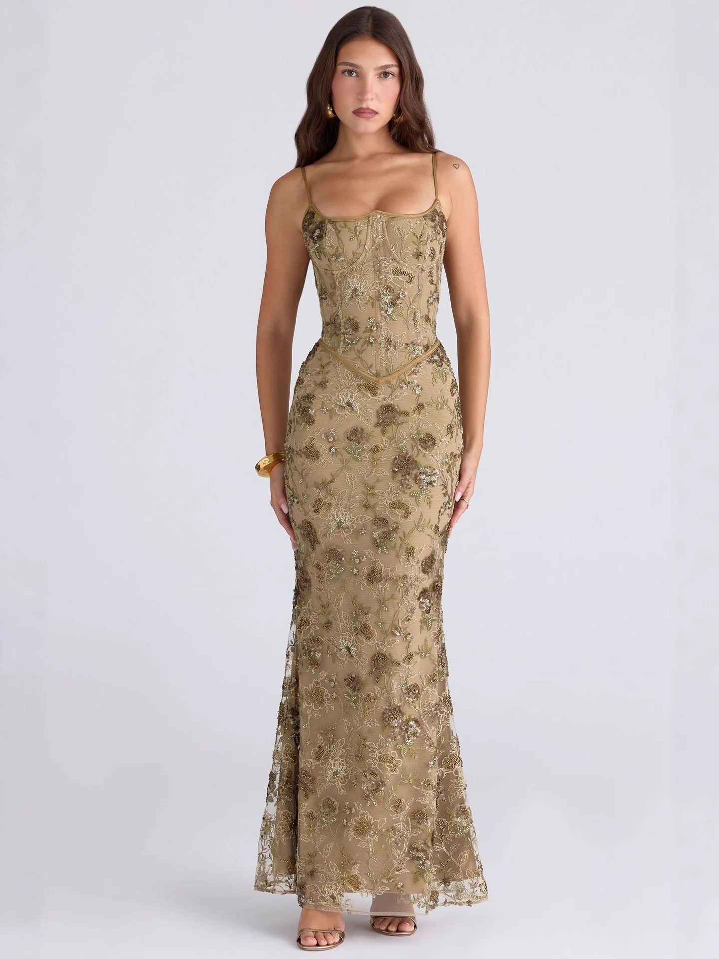 Maxi Dress Formal Occasion Banquet Robe Corset Bandage – Image 8
