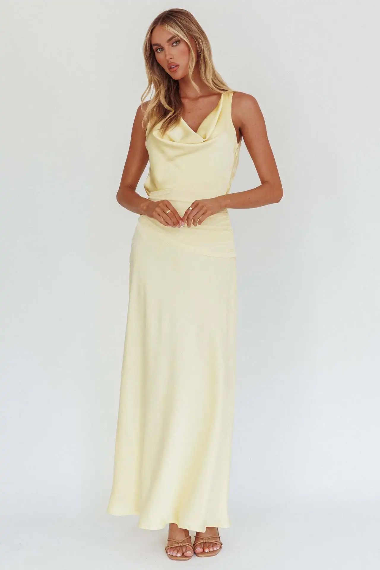 Maxi Dress Sleeveless Backless – Image 8