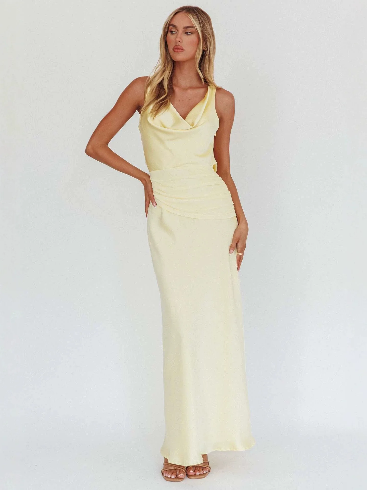 Maxi Dress Sleeveless Backless – Image 5