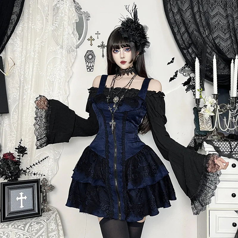 Corset Strap Short Dress New Fashion Lolita Slim Mini Dresses – Image 10