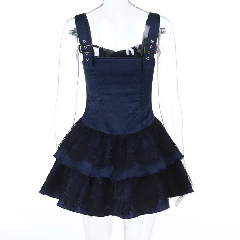 Corset Strap Short Dress New Fashion Lolita Slim Mini Dresses – Image 14