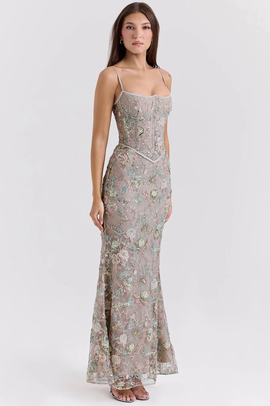 Maxi Dress Formal Occasion Banquet Robe Corset Bandage – Image 19