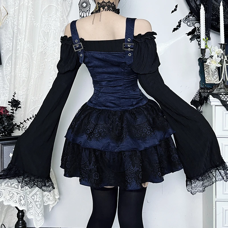 Corset Strap Short Dress New Fashion Lolita Slim Mini Dresses – Image 3