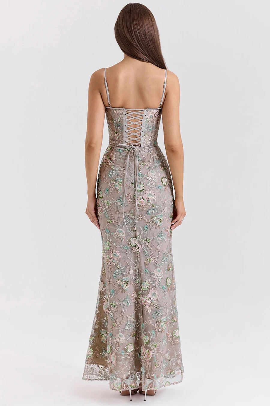 Maxi Dress Formal Occasion Banquet Robe Corset Bandage – Image 22