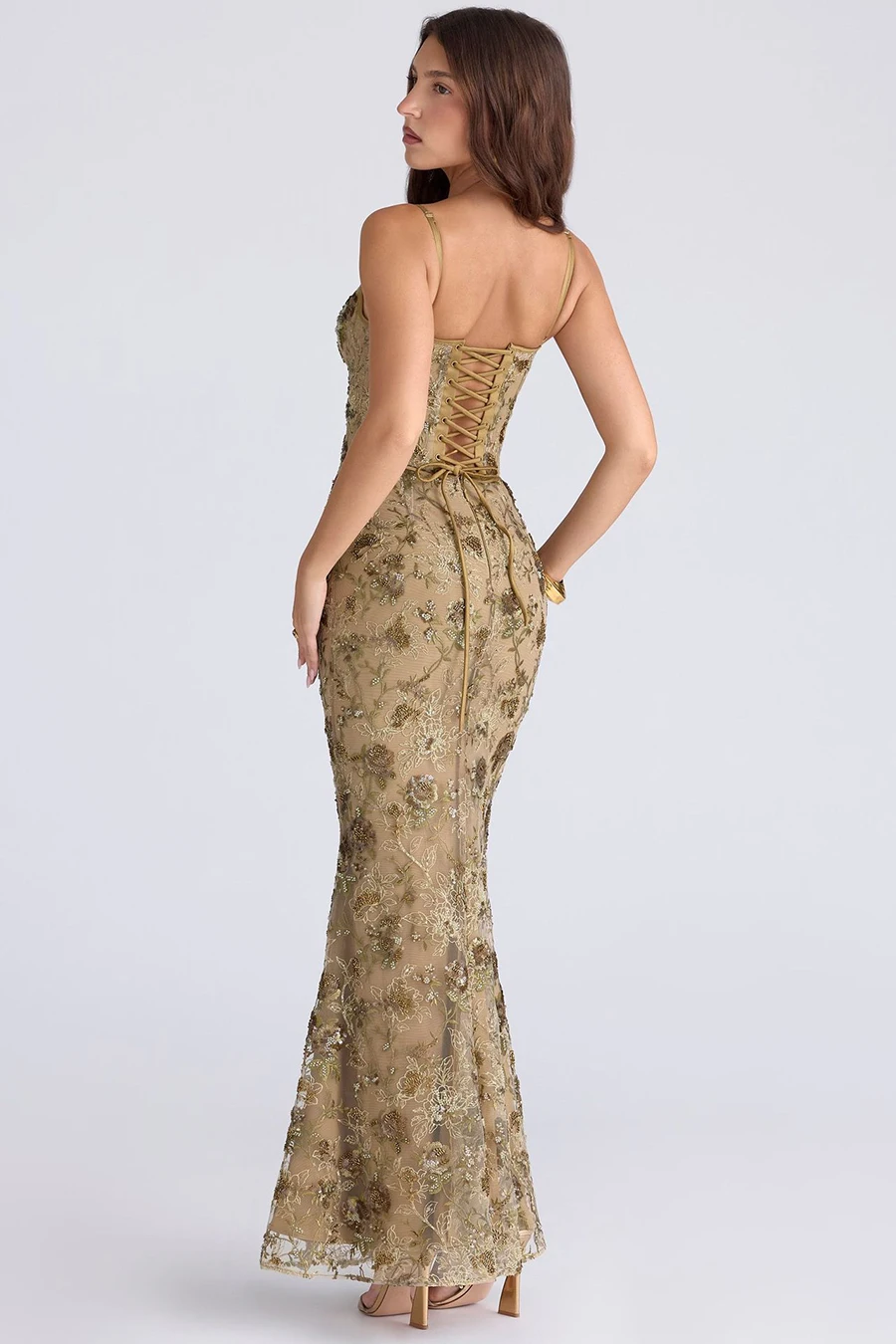 Maxi Dress Formal Occasion Banquet Robe Corset Bandage – Image 15