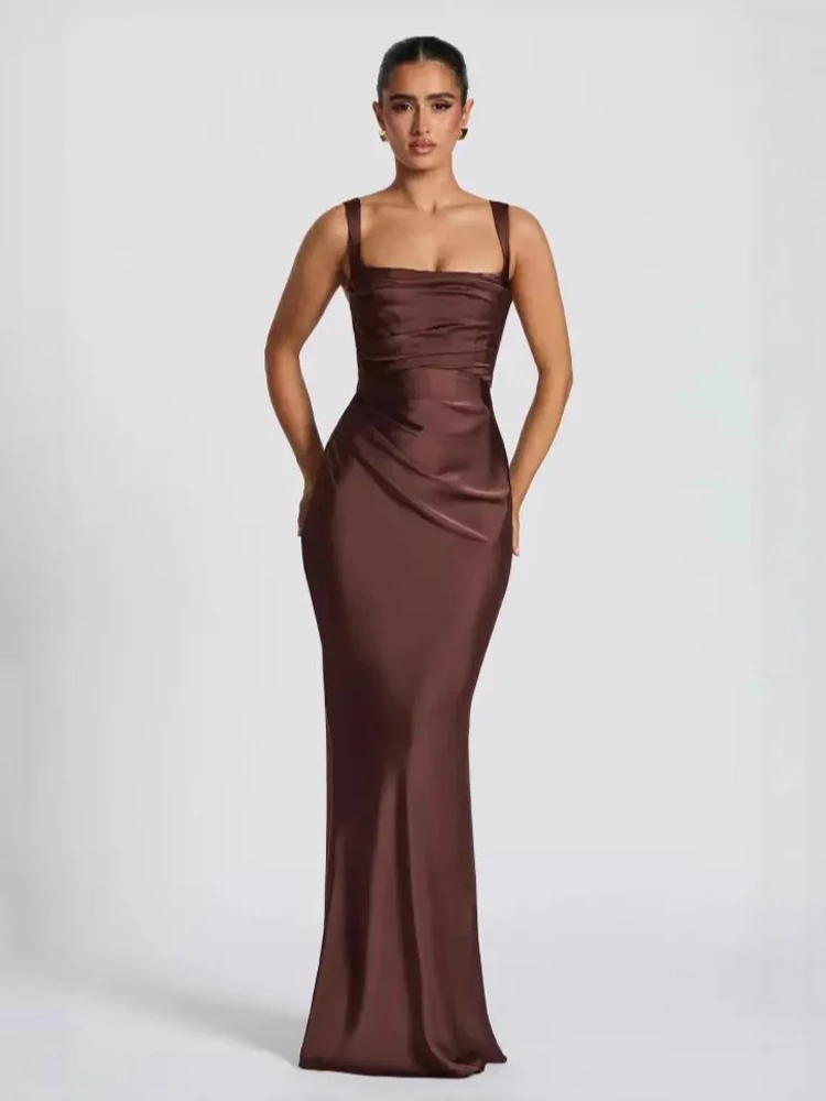 Corset Maxi Dress with Scarf Sexy Prom Gown Party Evening Dress Long Backless Lady Verstidos Chic Wedding Dress – Image 6