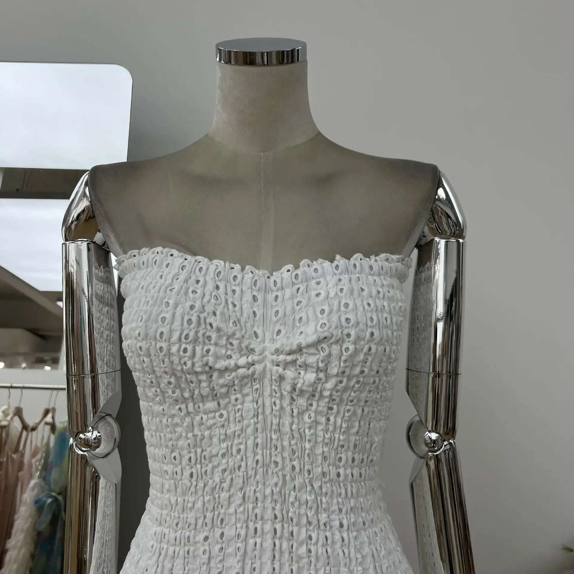Stretchy Corset Bustier Ruffle Cake Dress Elegant – Image 26