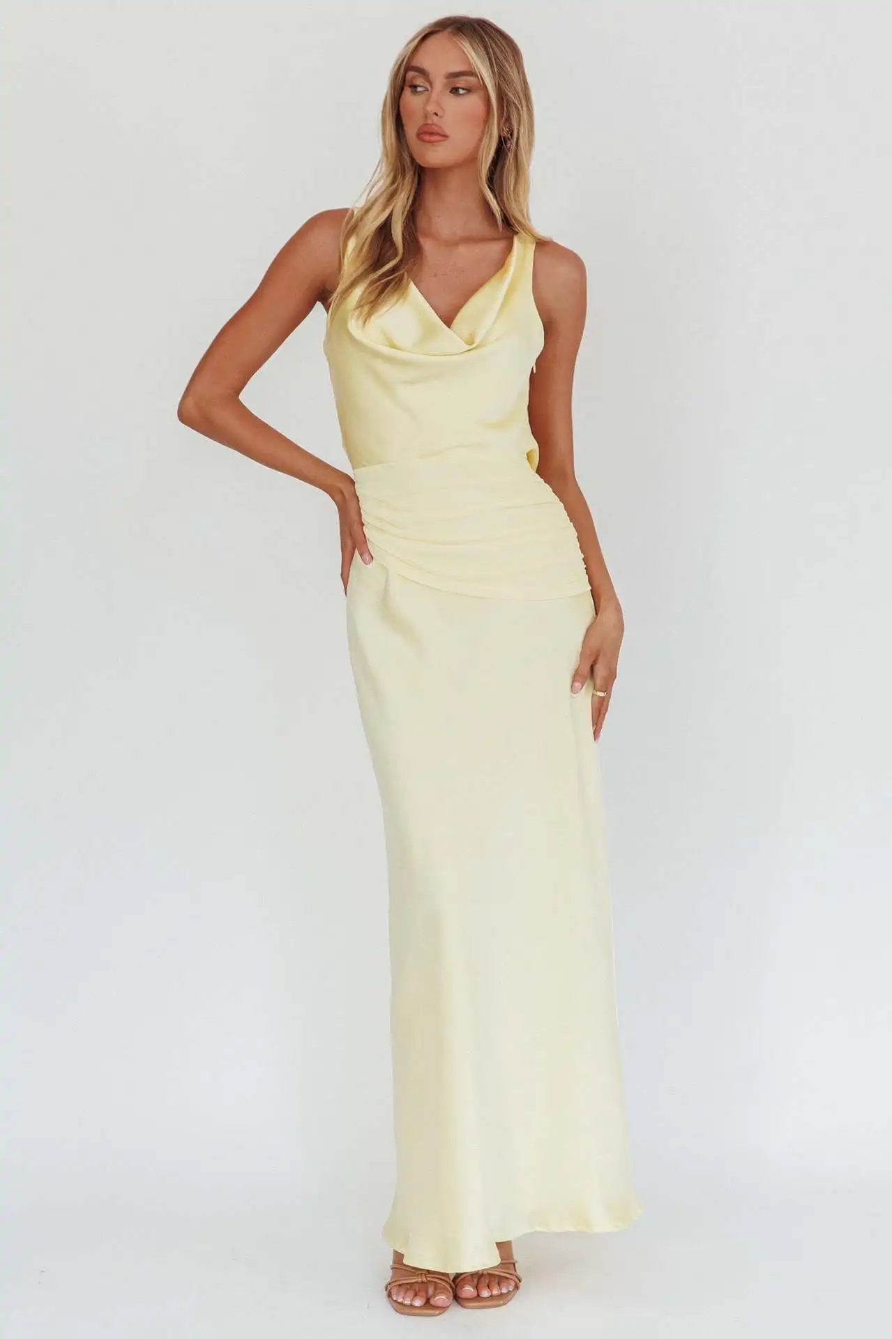 Maxi Dress Sleeveless Backless – Image 11