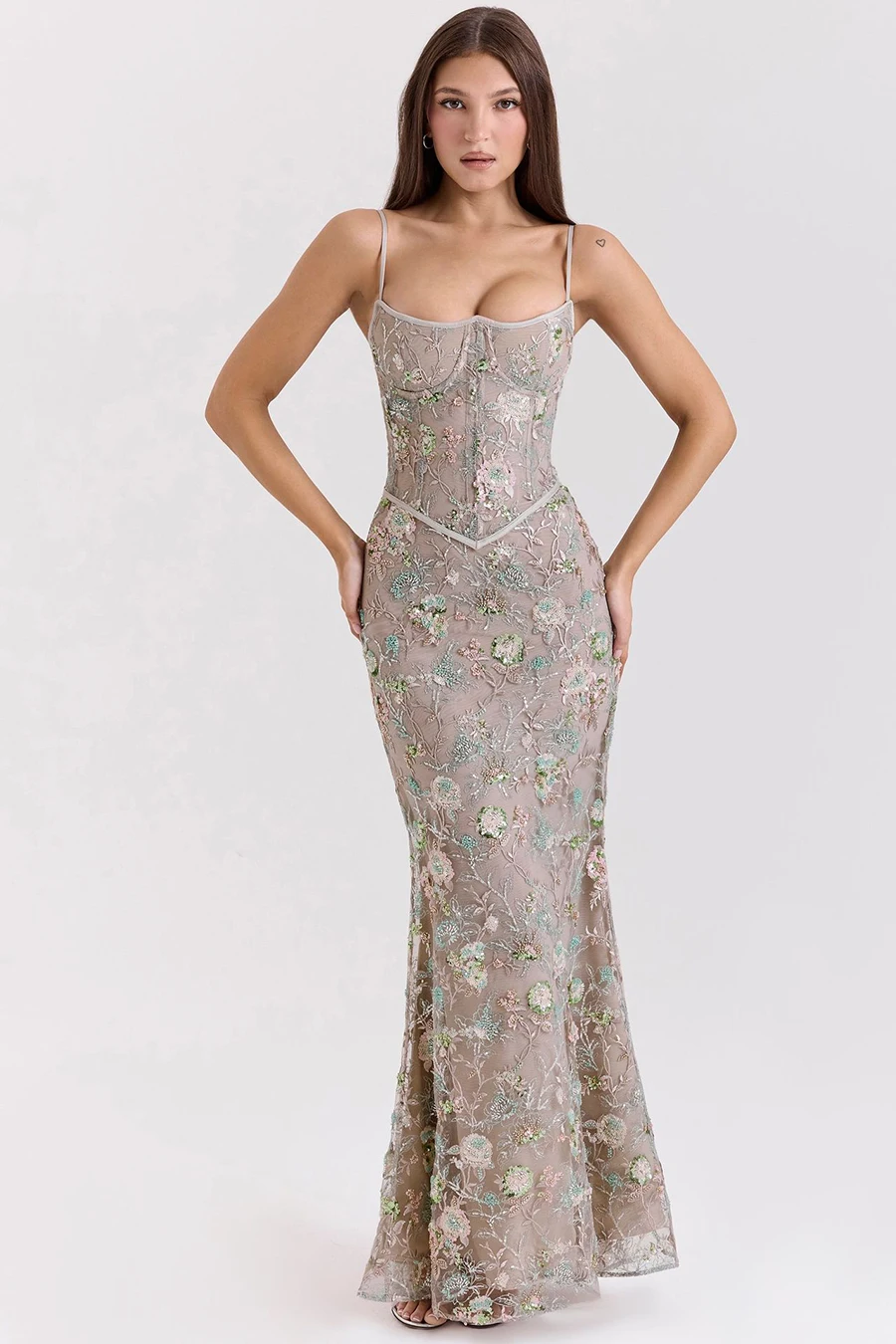 Maxi Dress Formal Occasion Banquet Robe Corset Bandage – Image 17