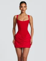 Sexy Ruched Short Dress