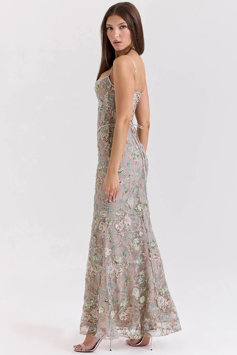 Maxi Dress Formal Occasion Banquet Robe Corset Bandage – Image 18