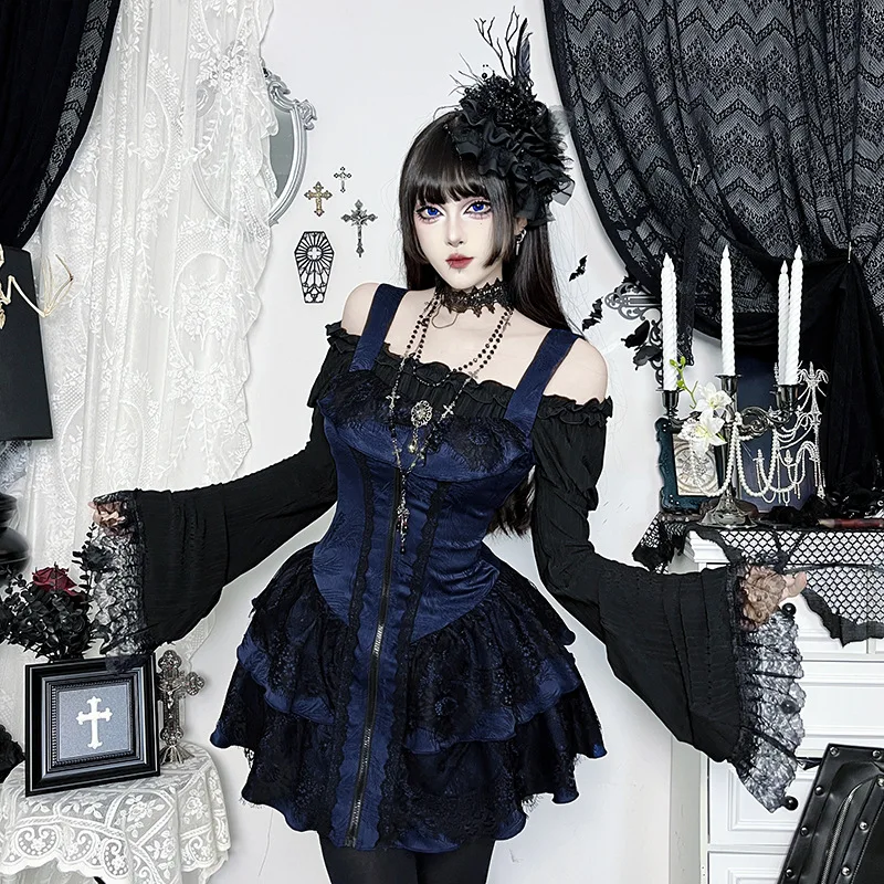 Corset Strap Short Dress New Fashion Lolita Slim Mini Dresses – Image 9