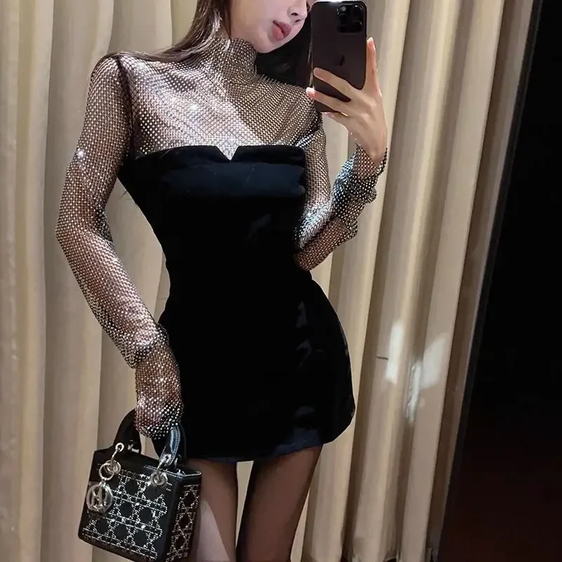 Long Sleeve Dress Sexy Coquette Clothes Dresses for Women Tight Short Mini Corset - Image 14