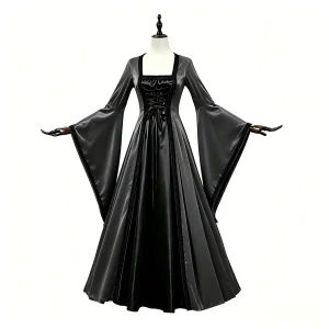 Halloween vintage corset dress cosplay outfit, vintage medieval Renaissance dress, court party