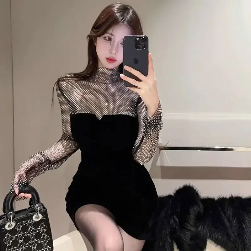 Long Sleeve Dress Sexy Coquette Clothes Dresses for Women Tight Short Mini Corset - Image 7