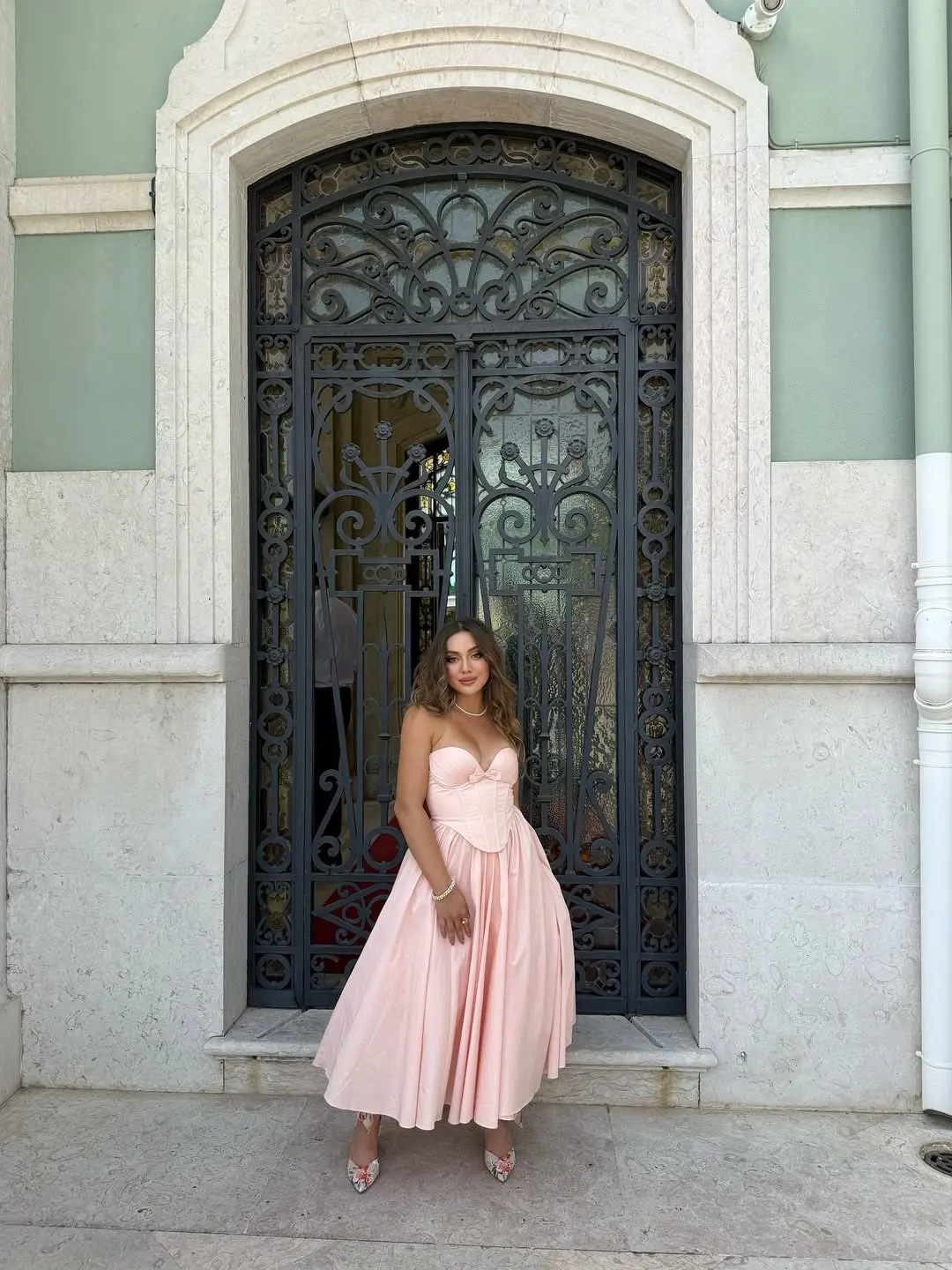 Strapless Bow Elegant Evening Party Dresses For Women Lace Up Bandage Back Ball Gown Yellow Dress Christmas Robe - Image 10