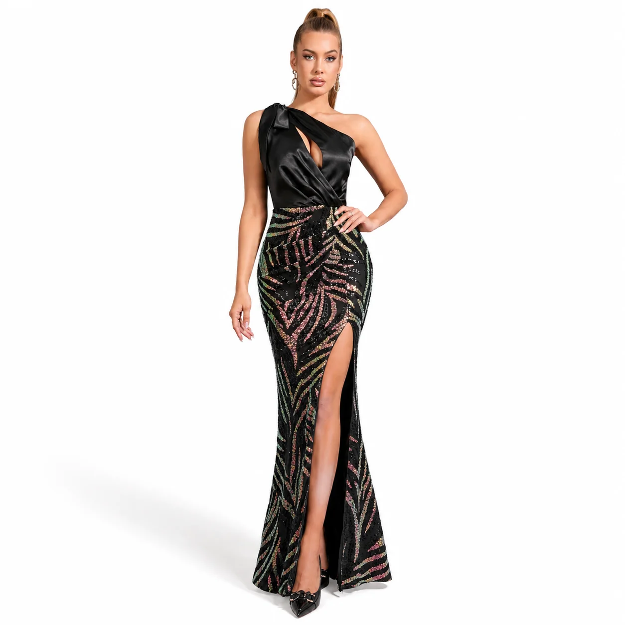 Long Dress Wedding Guest Vestido De Fiesta Cocktail Birthday Gala Outfit - Image 8