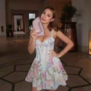 Rosalie Floral Corset Mini Dress – Sweetheart Summer Sundress