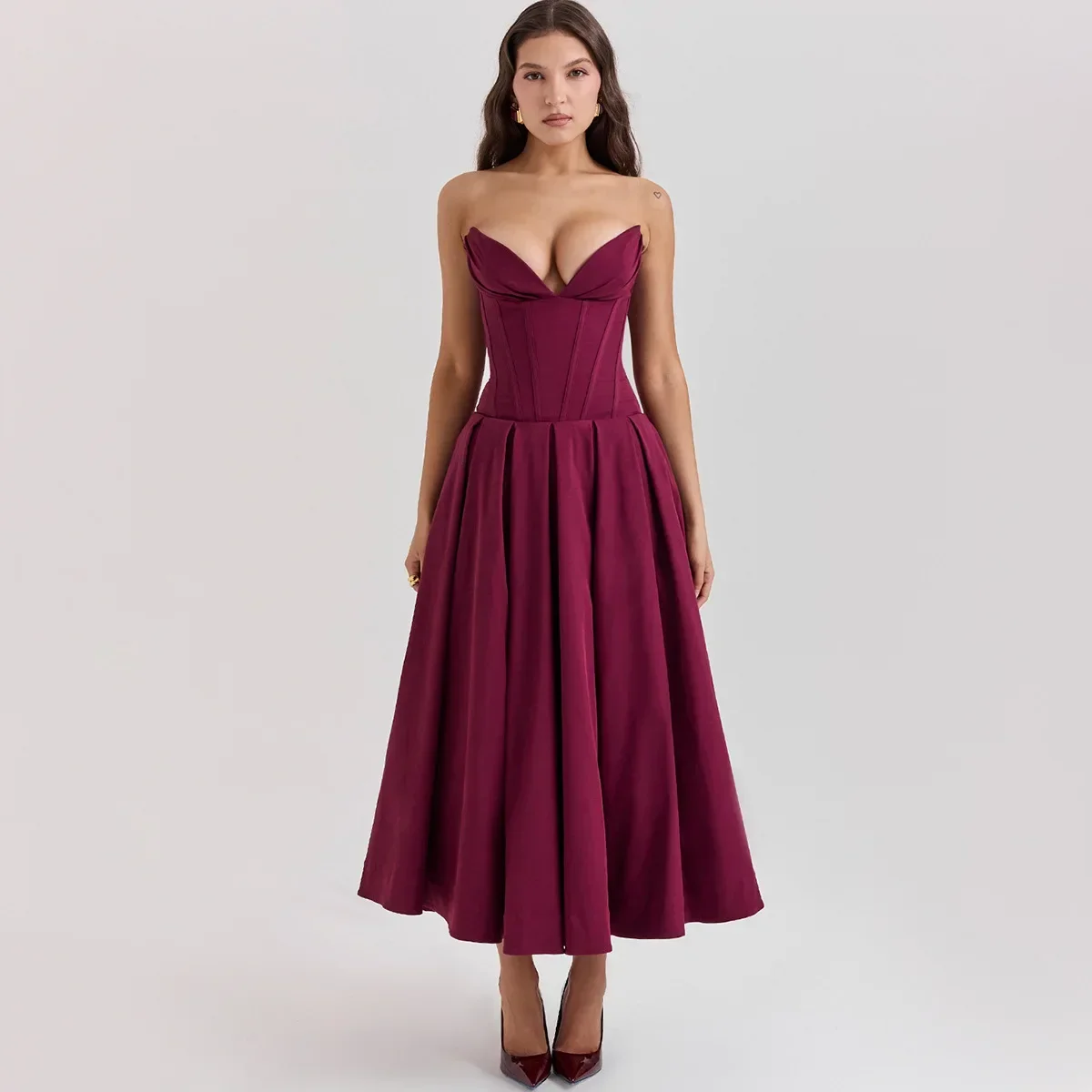 Occasion Corset Dress Long Party Dresses